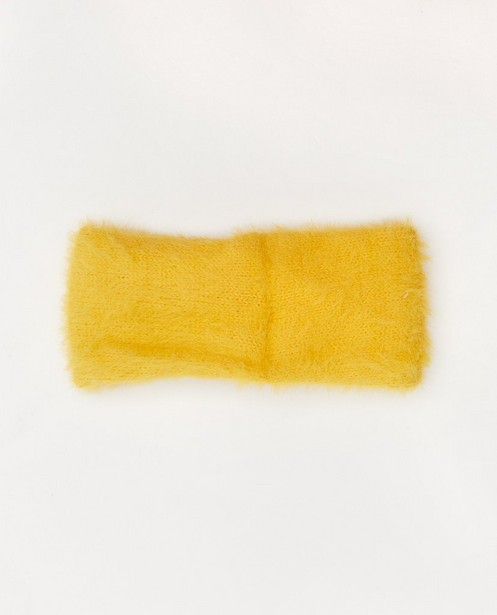 Breigoed - Haarband van fuzzy garen