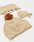Bonneterie - Ensemble unisexe : bonnet, écharpe et moufles