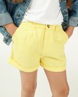 Shorten - Korte short in geel