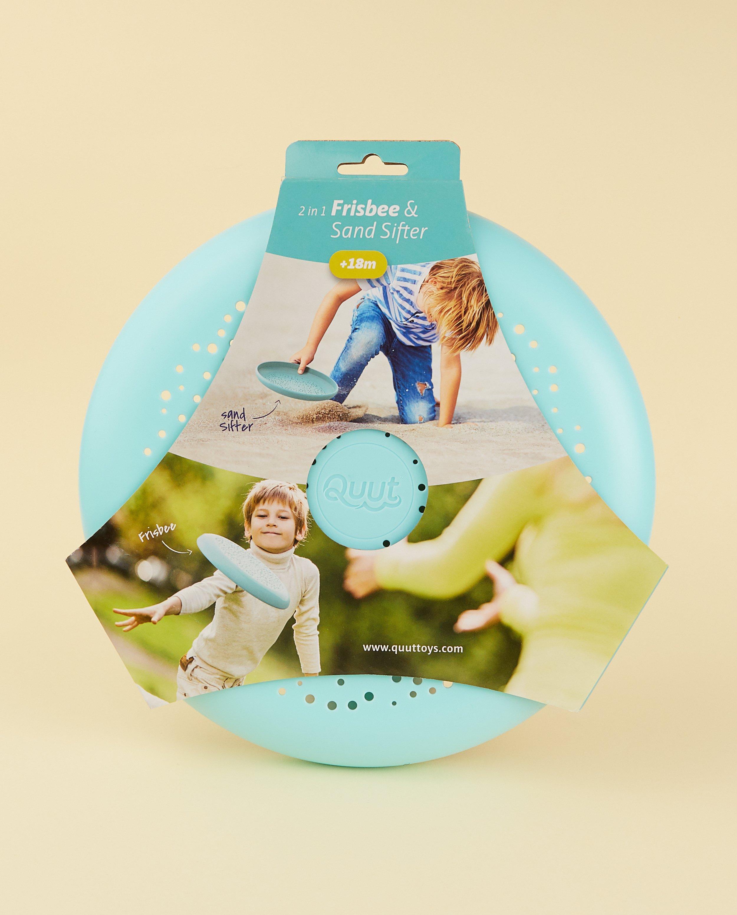 2-in-1 frisbee en zandzeefje Quut - 25 cm - JBC