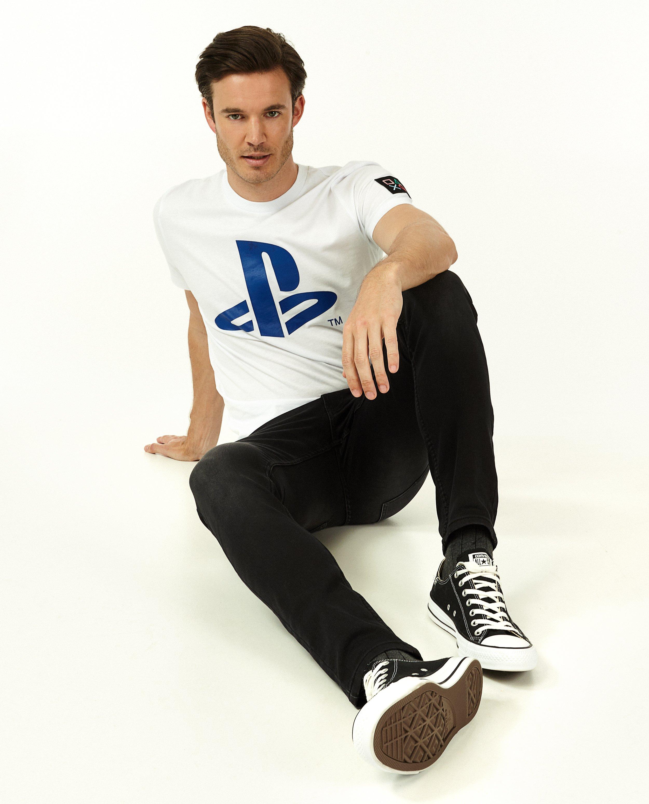 T-shirts - T-shirt blanc avec logo PlayStation