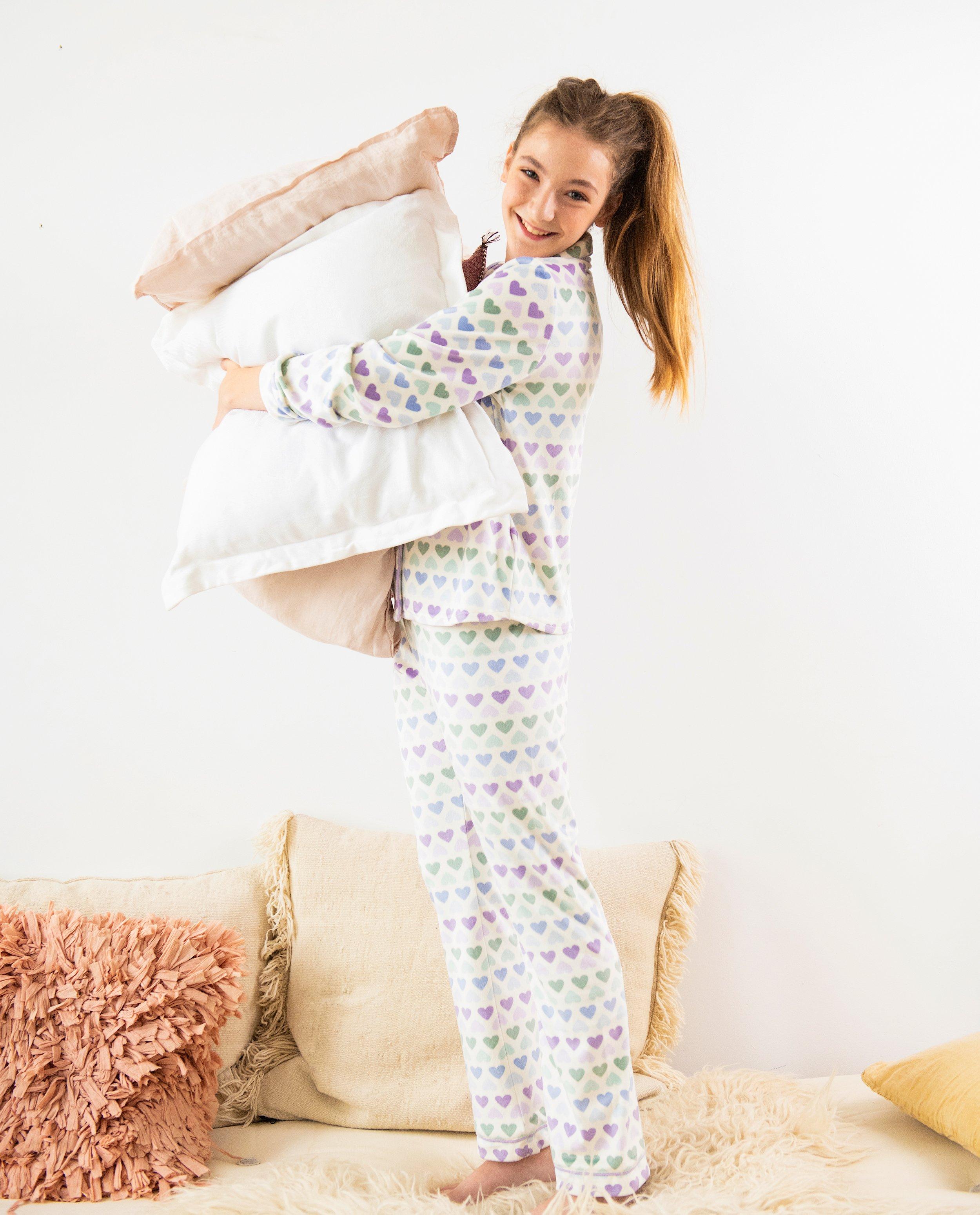 Witte pyjama met hartjes - Product Detail - wit - afbeelding nummer 1