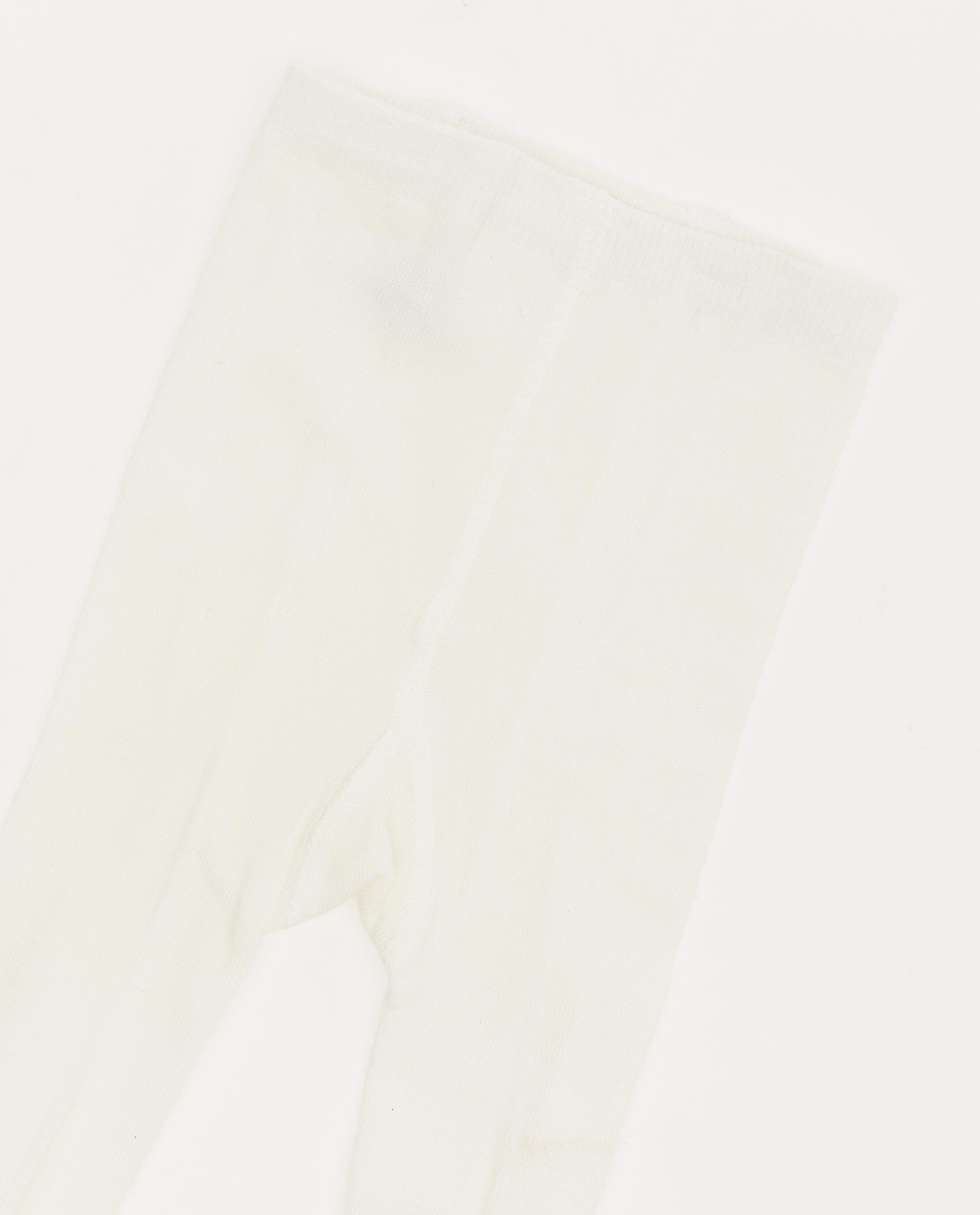 Collant uni blanc - D&eacute;tails du produit - blanc - image num&eacute;ro 2