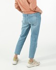 Jeans - Blauwe straight jeans Pieces