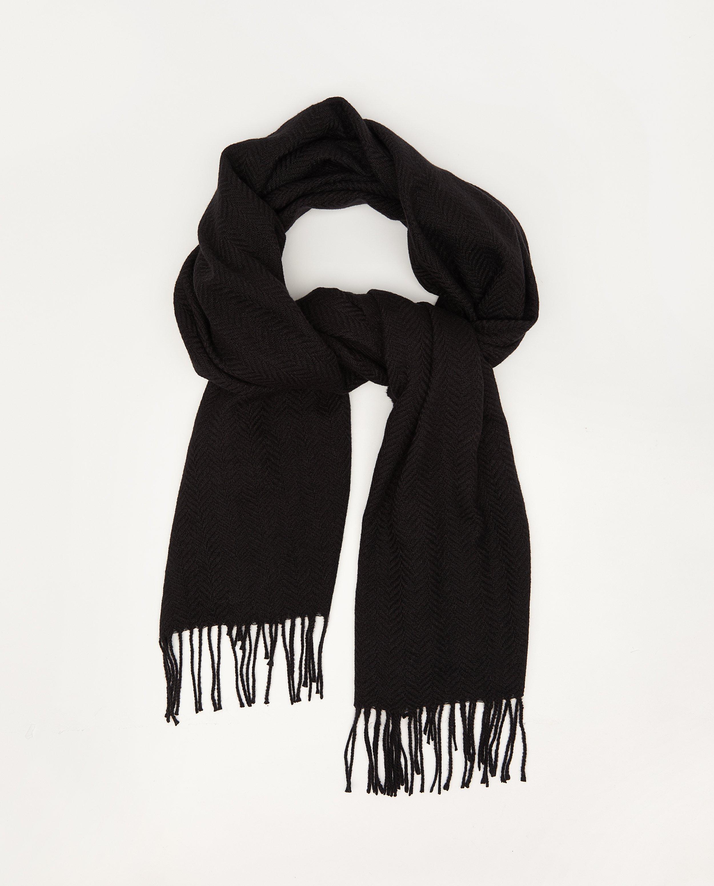 Sjaal van gerecycleerd polyester Pieces - met kwastjes - Pieces