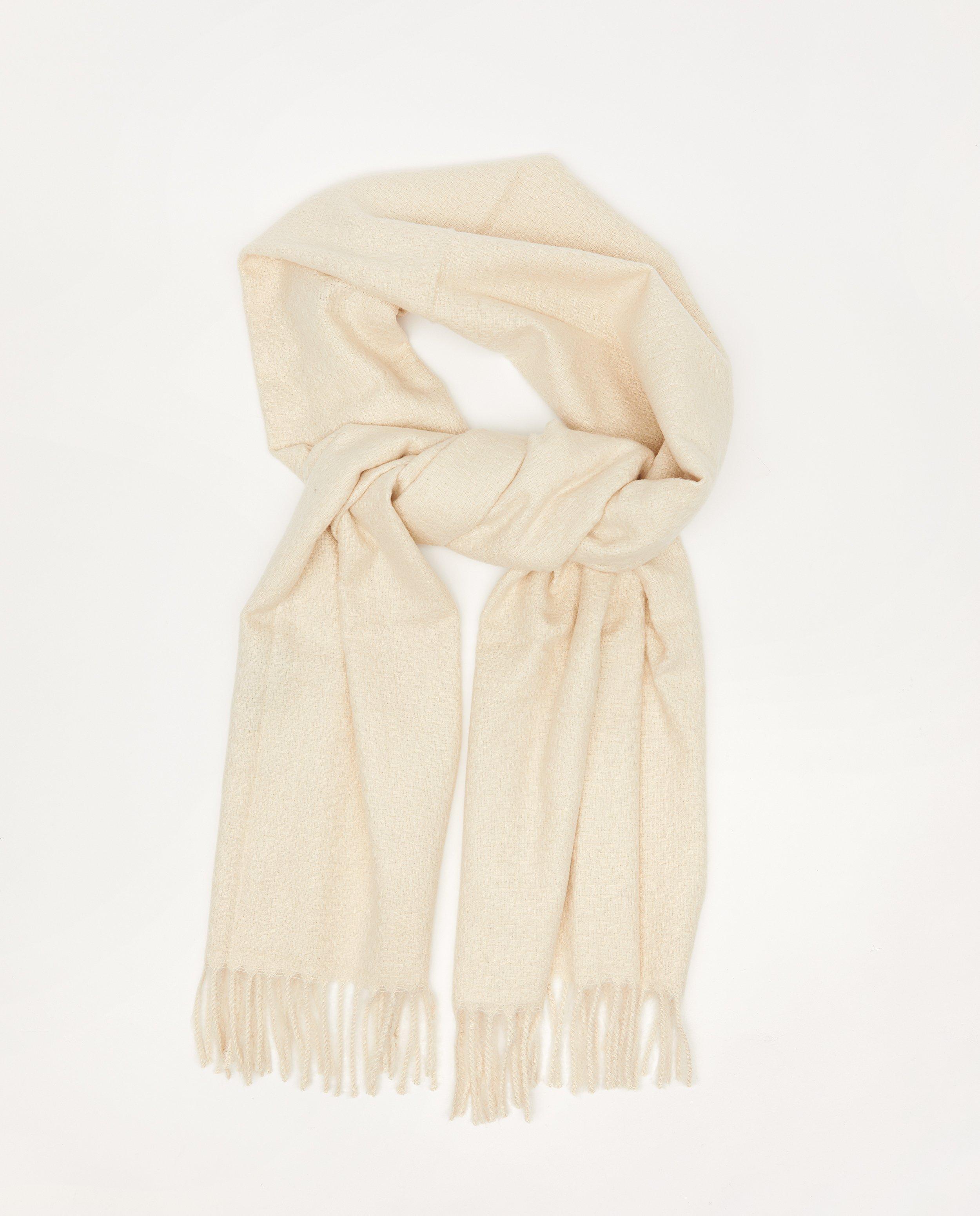 Sjaal van gerecycleerd polyester Pieces - met kwastjes - Pieces