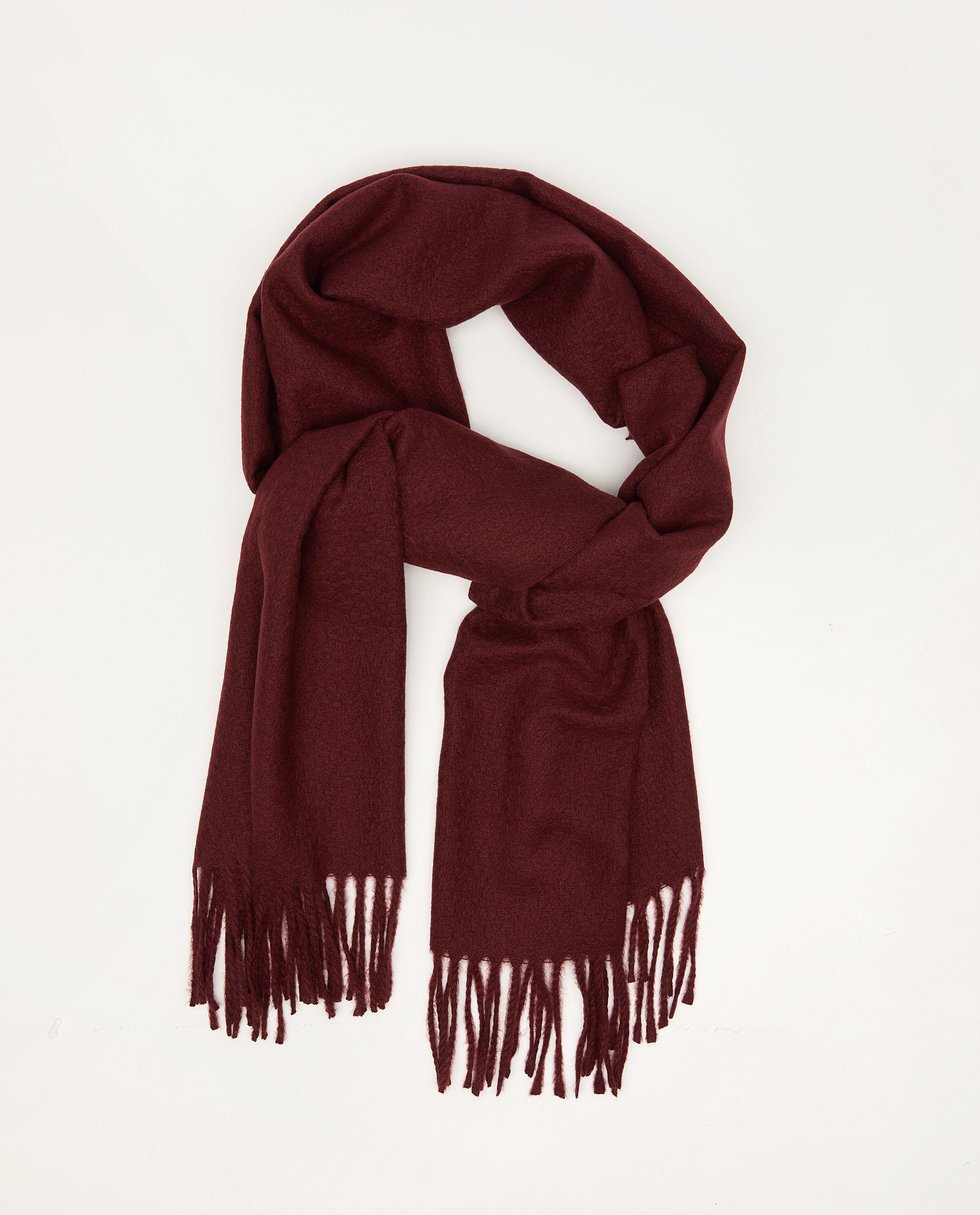 Sjaal van gerecycleerd polyester Pieces - met kwastjes - Pieces