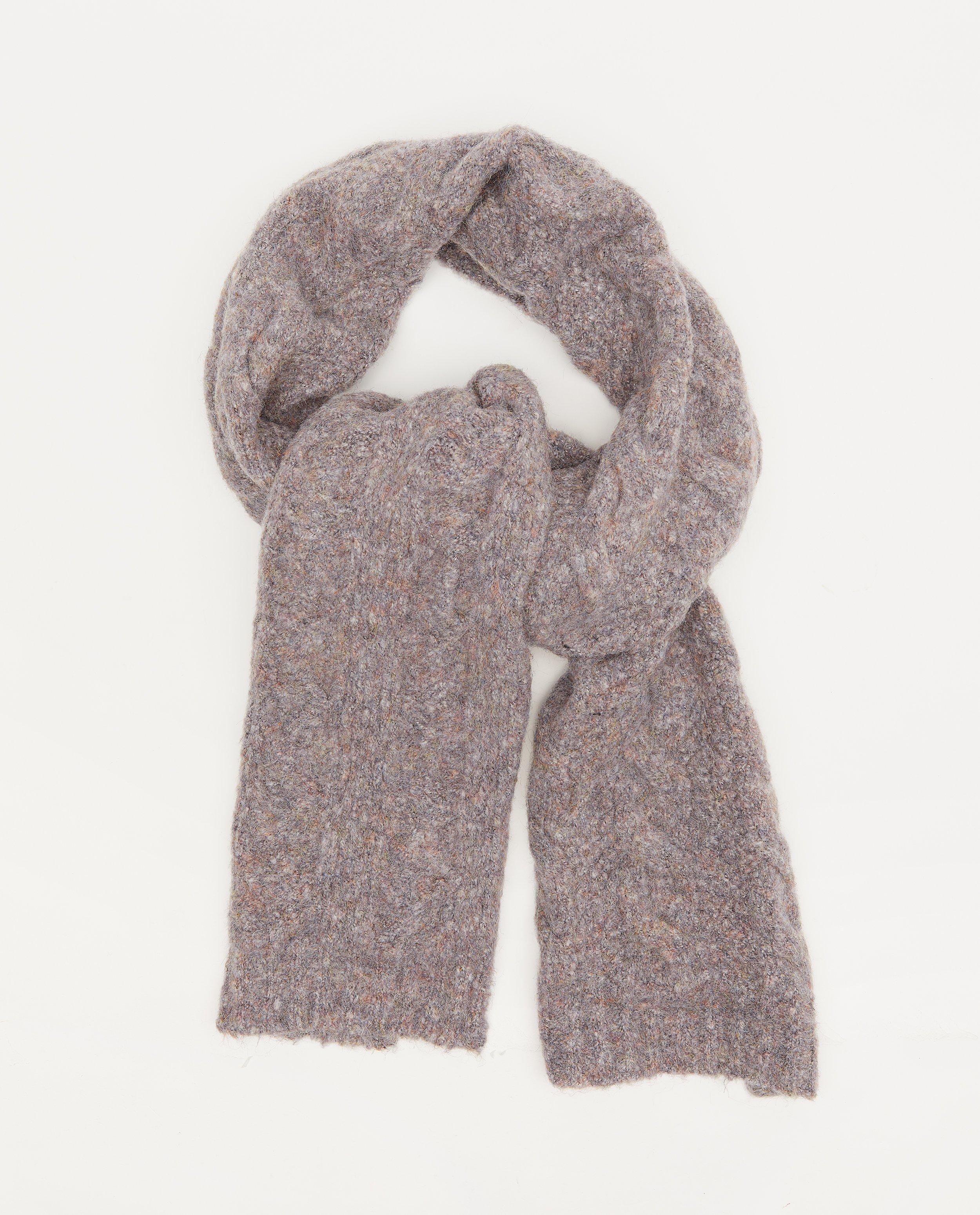 Écharpe à torsades Pieces - brun mauve - Pieces