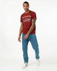 T-shirt rouge, imprimé Lerros - avec du stretch - Lerros