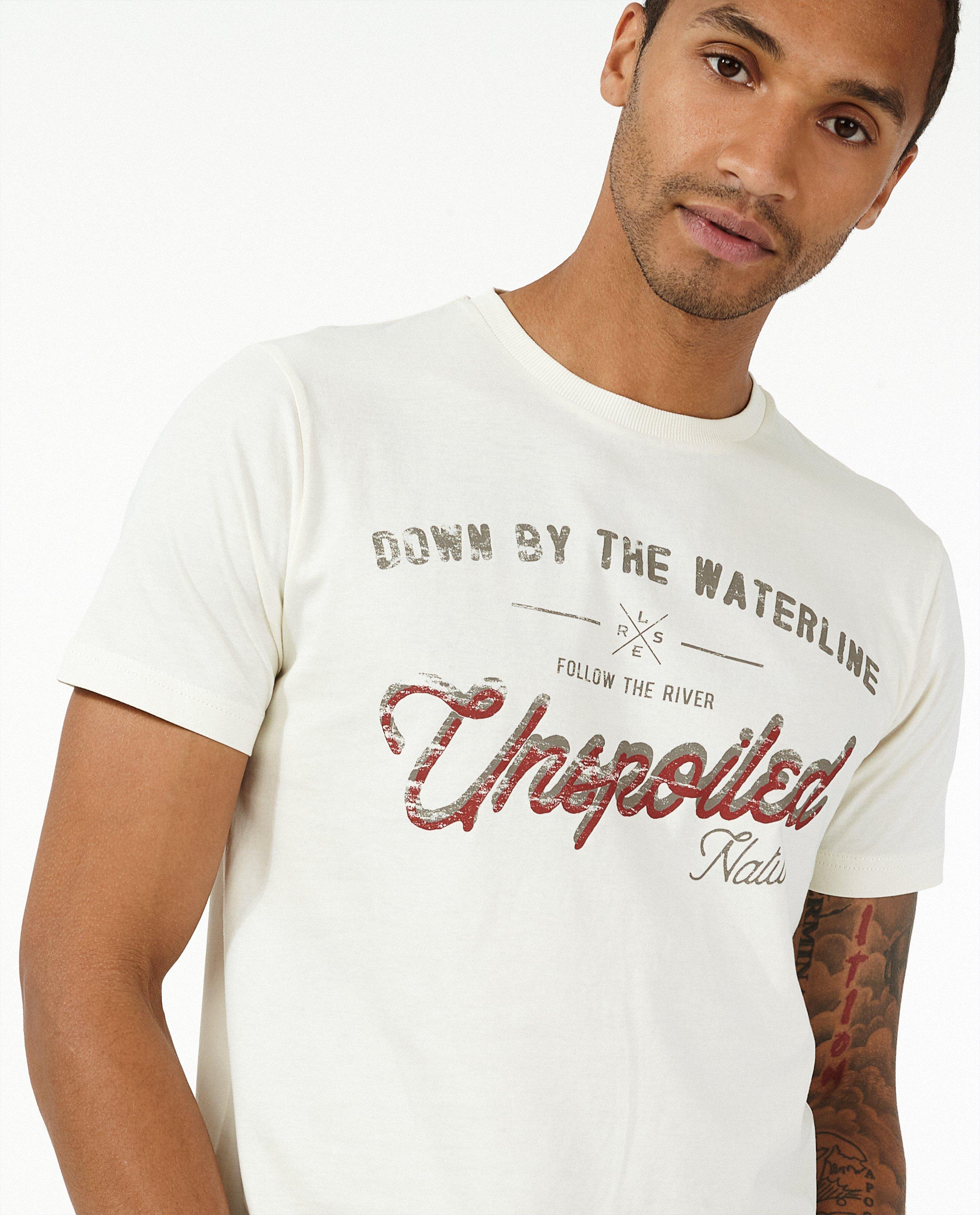 T-shirts - T-shirt blanc à imprimé Lerros