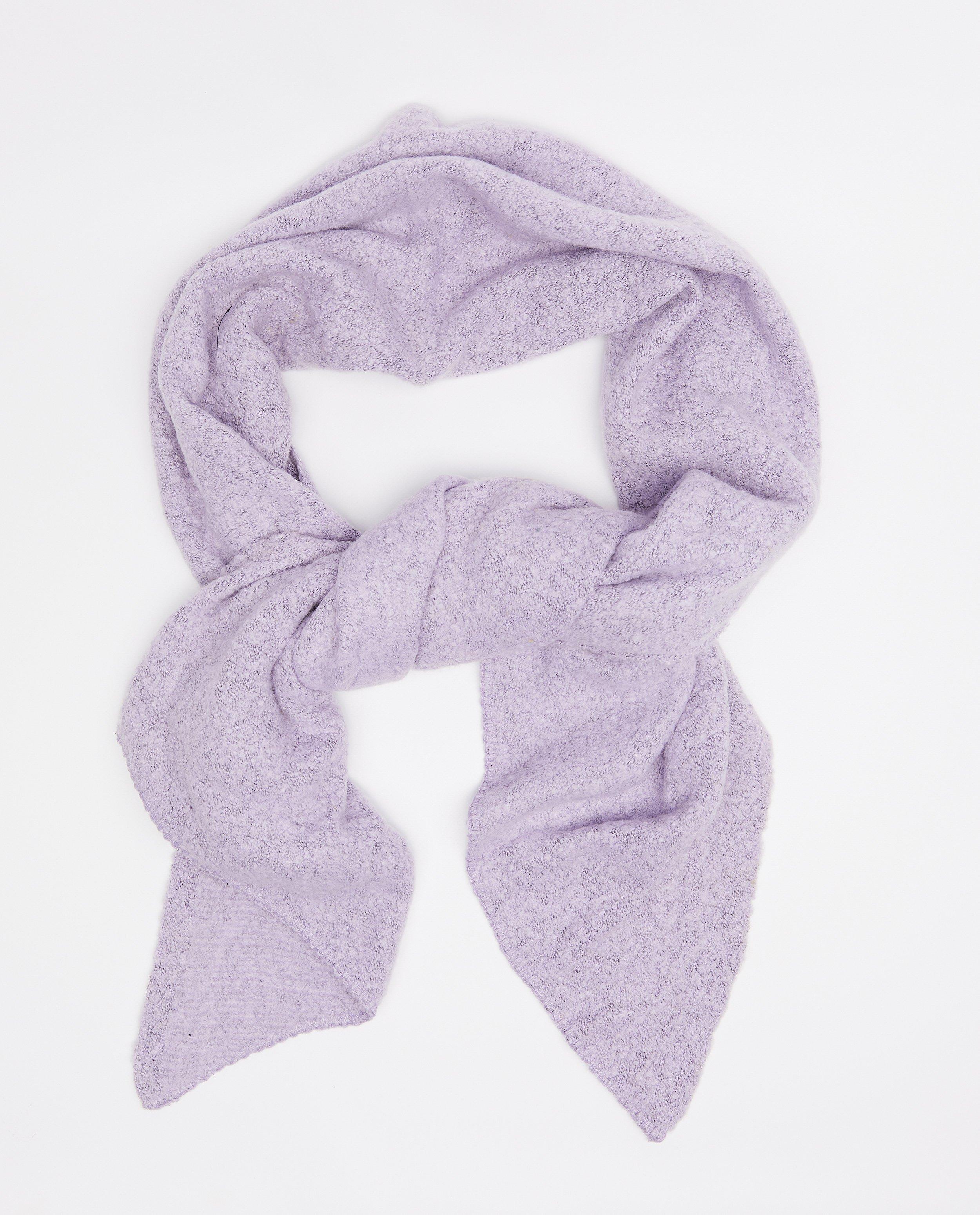 Asymmetrische lila sjaal Pieces - null - Pieces