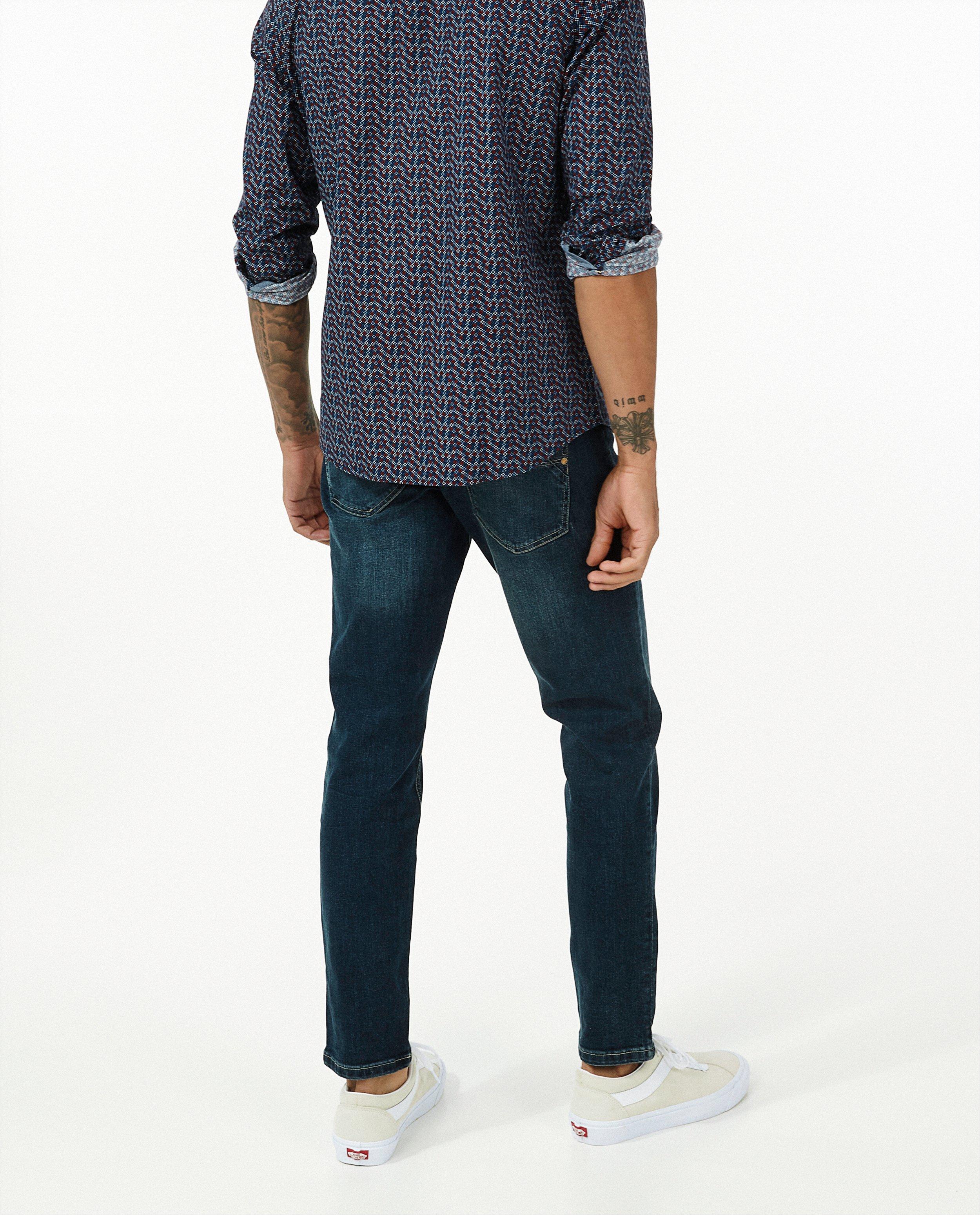 Jeans - Jeans modern fit gris Jan Lerros