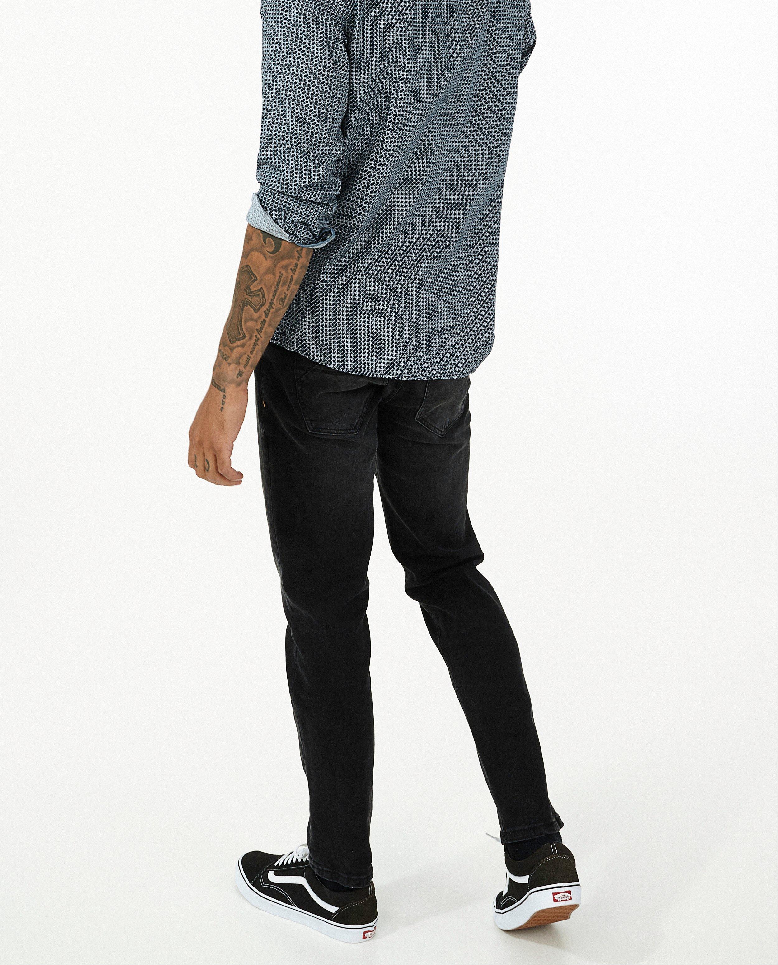 Jeans - Jeans modern fit gris Jan Lerros