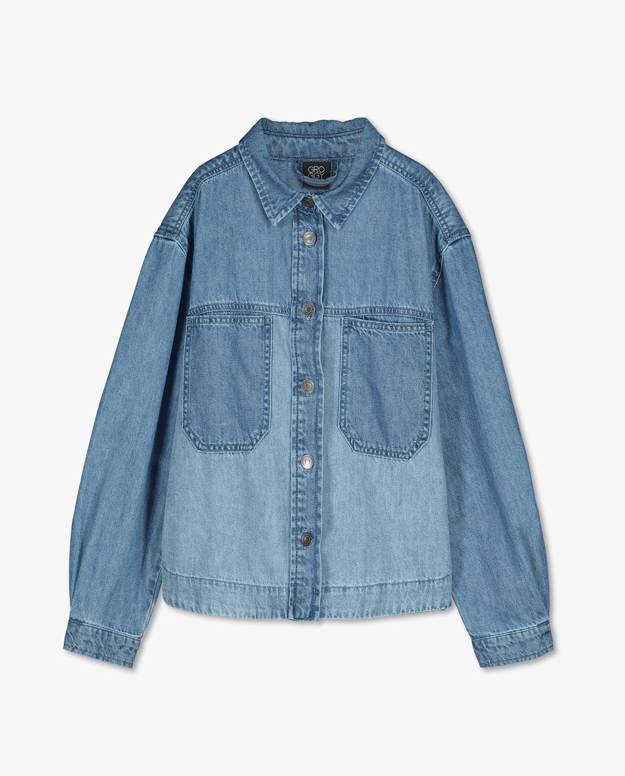 Chemises - Chemise bleue en denim