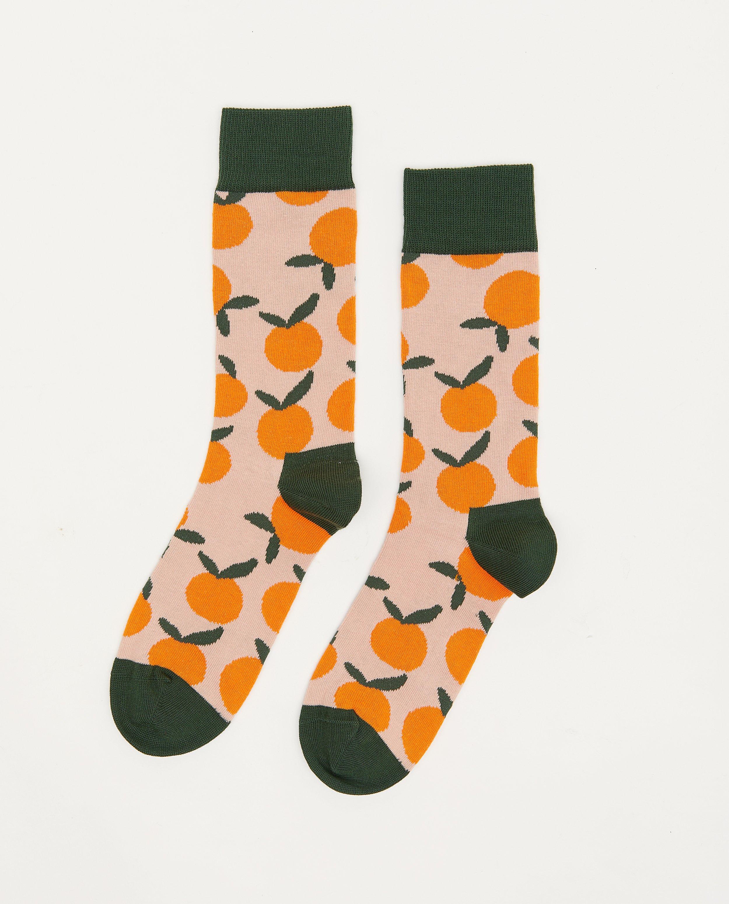 Biokatoenen kousen DillySocks, 36-40 - met print - Dilly Socks