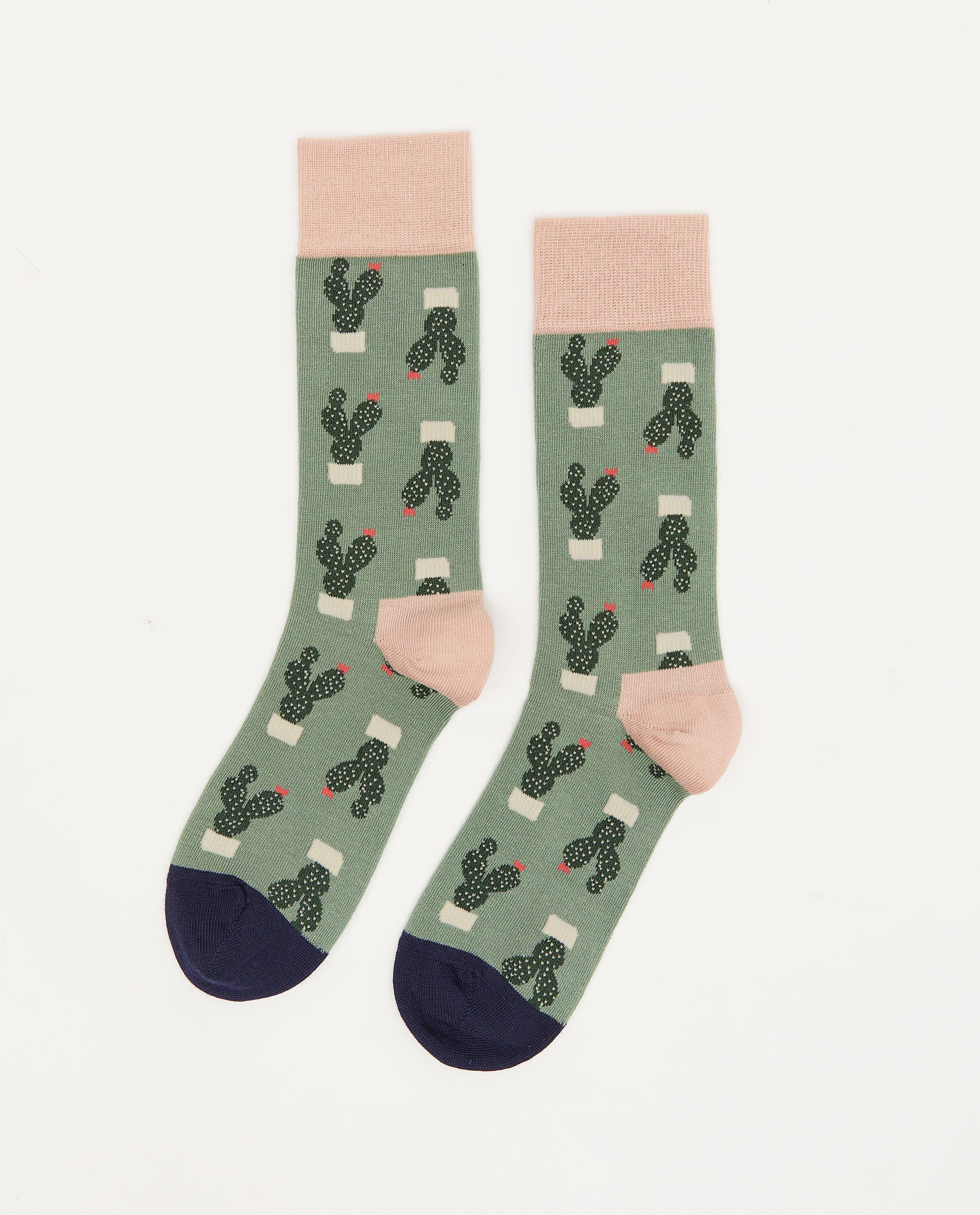 Biokatoenen kousen DillySocks, 36-40 - met print - Dilly Socks