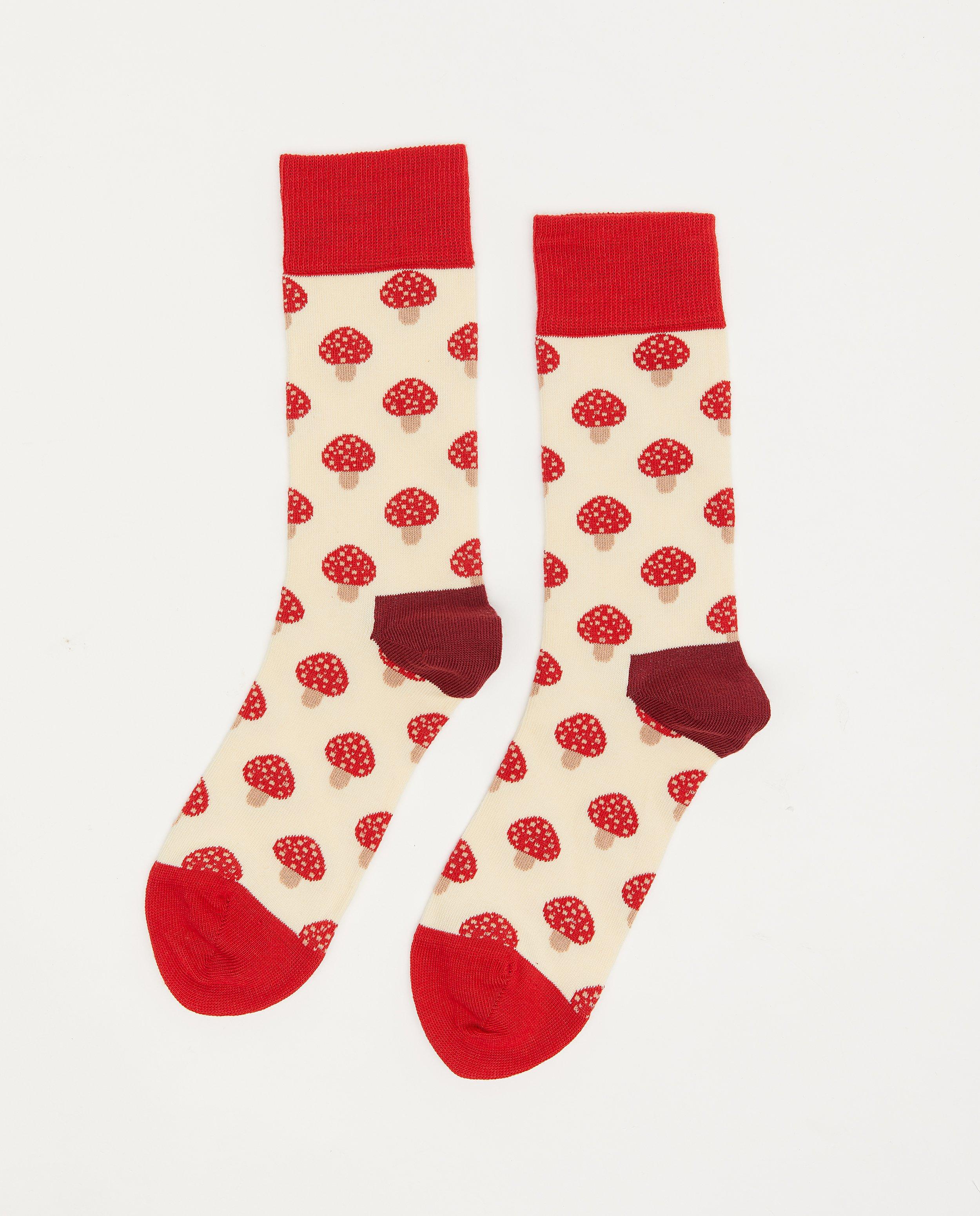 Biokatoenen kousen DillySocks, 36-40 - met print - Dilly Socks
