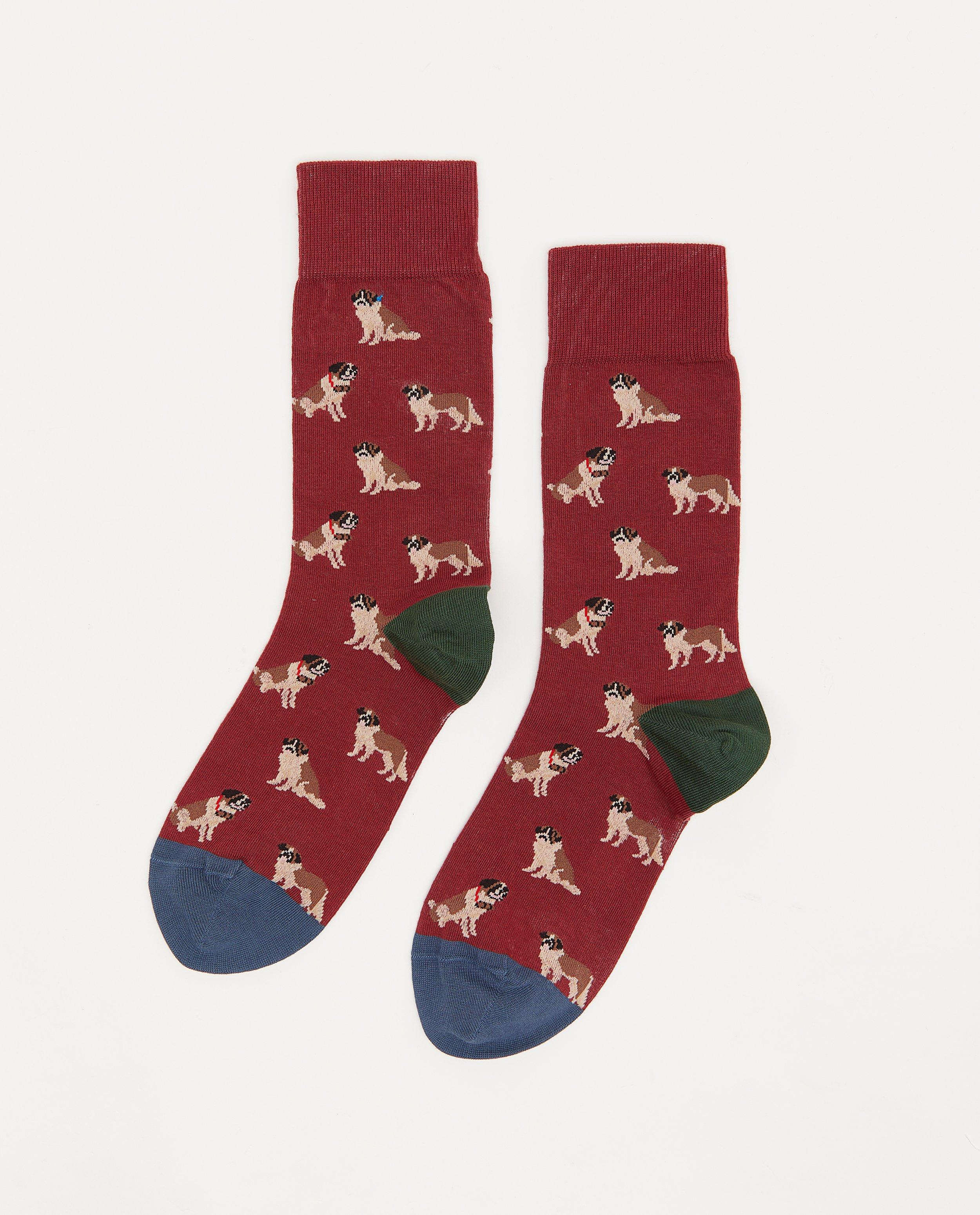 Biokatoenen kousen DillySocks, 36-40 - met print - Dilly Socks