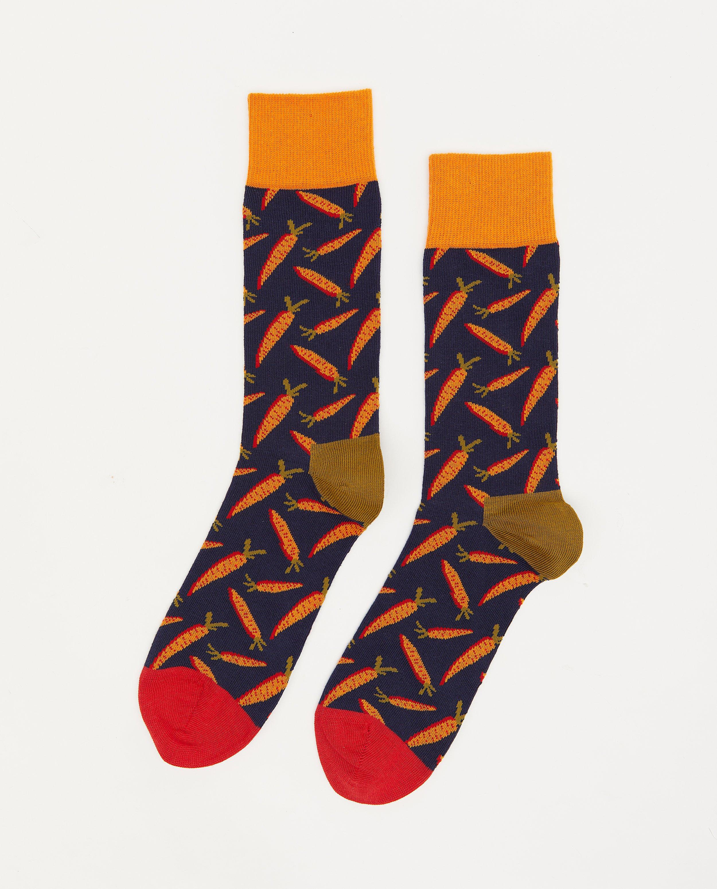Biokatoenen kousen DillySocks, 41-46 - met print - Dilly Socks