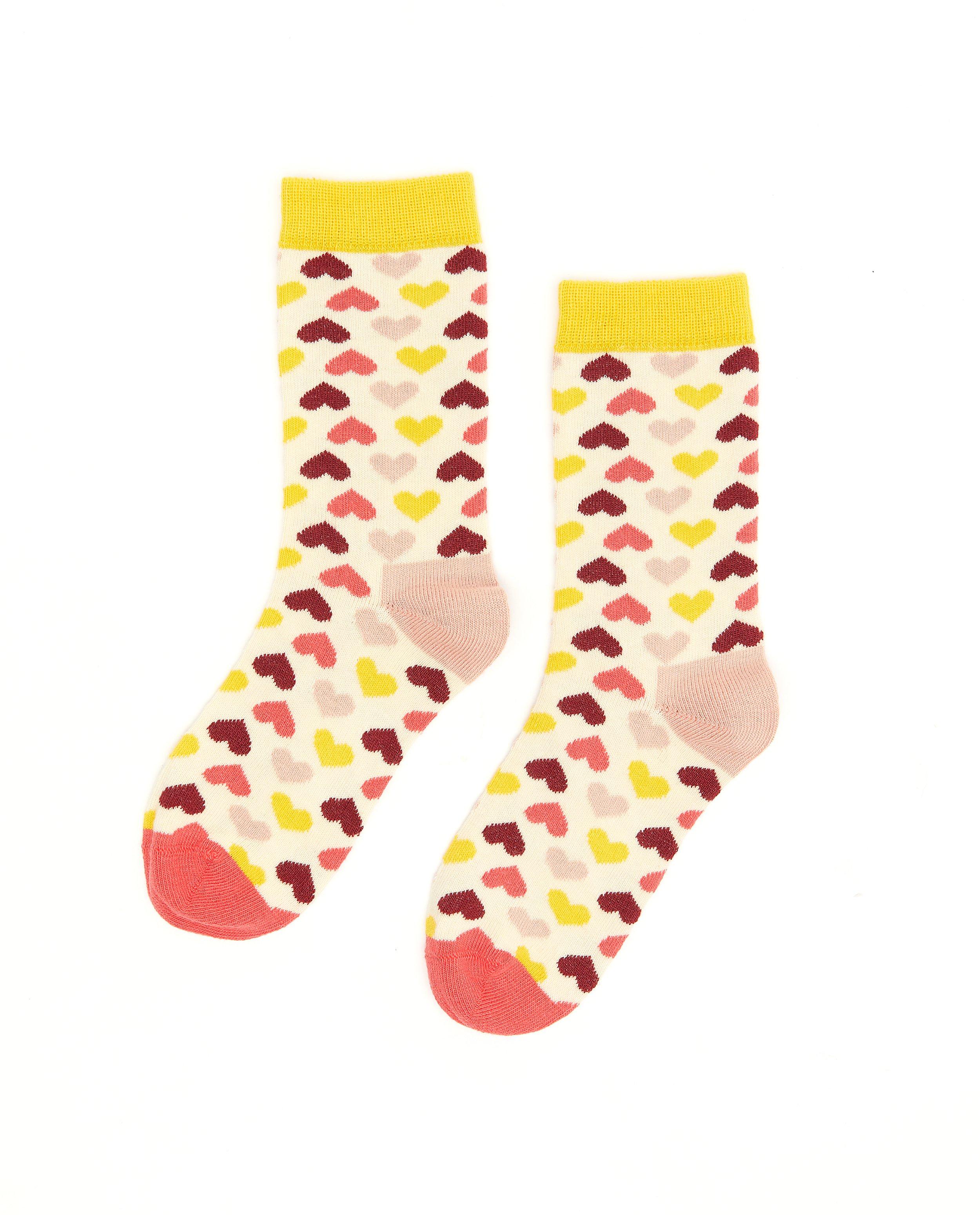 Biokatoenen kousen DillySocks, 27-34 - met print - Dilly Socks