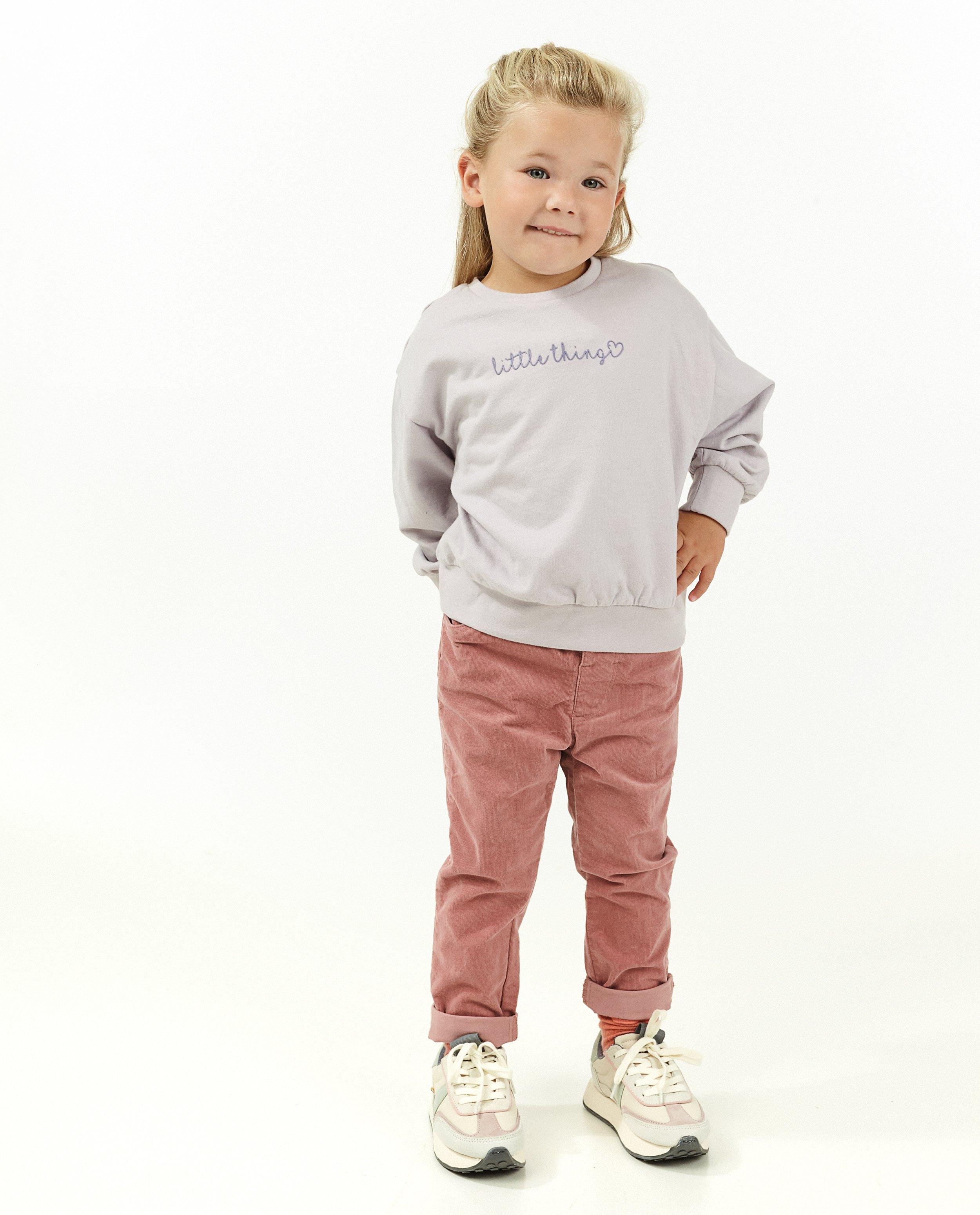 Lila unisex sweater met opschrift - null - Familystories