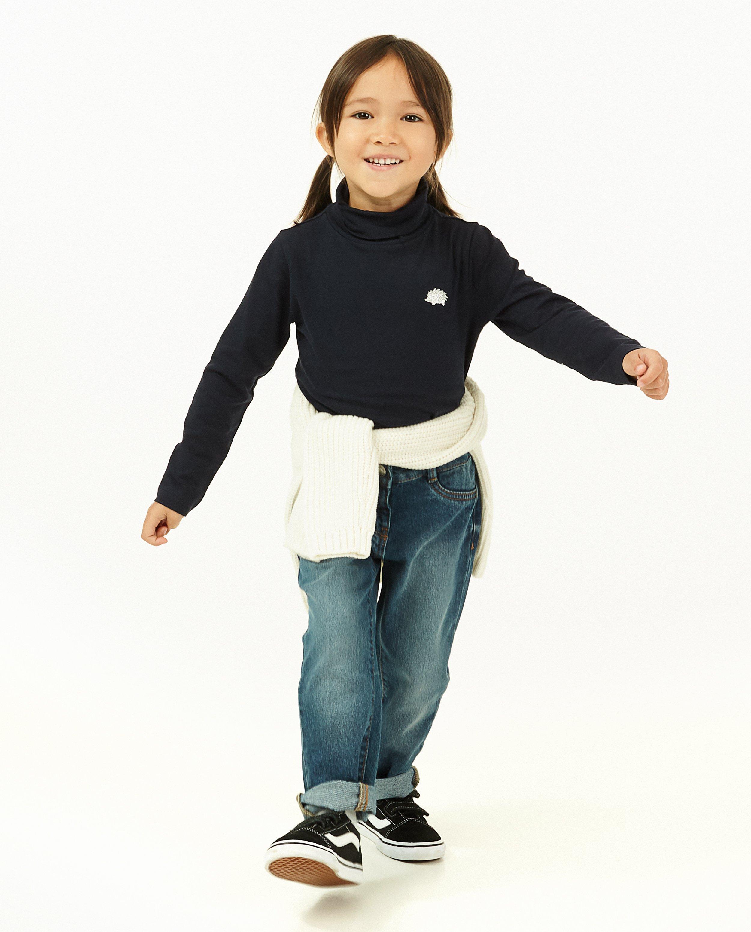 Bruine souspull met glitter patch - null - Milla Star