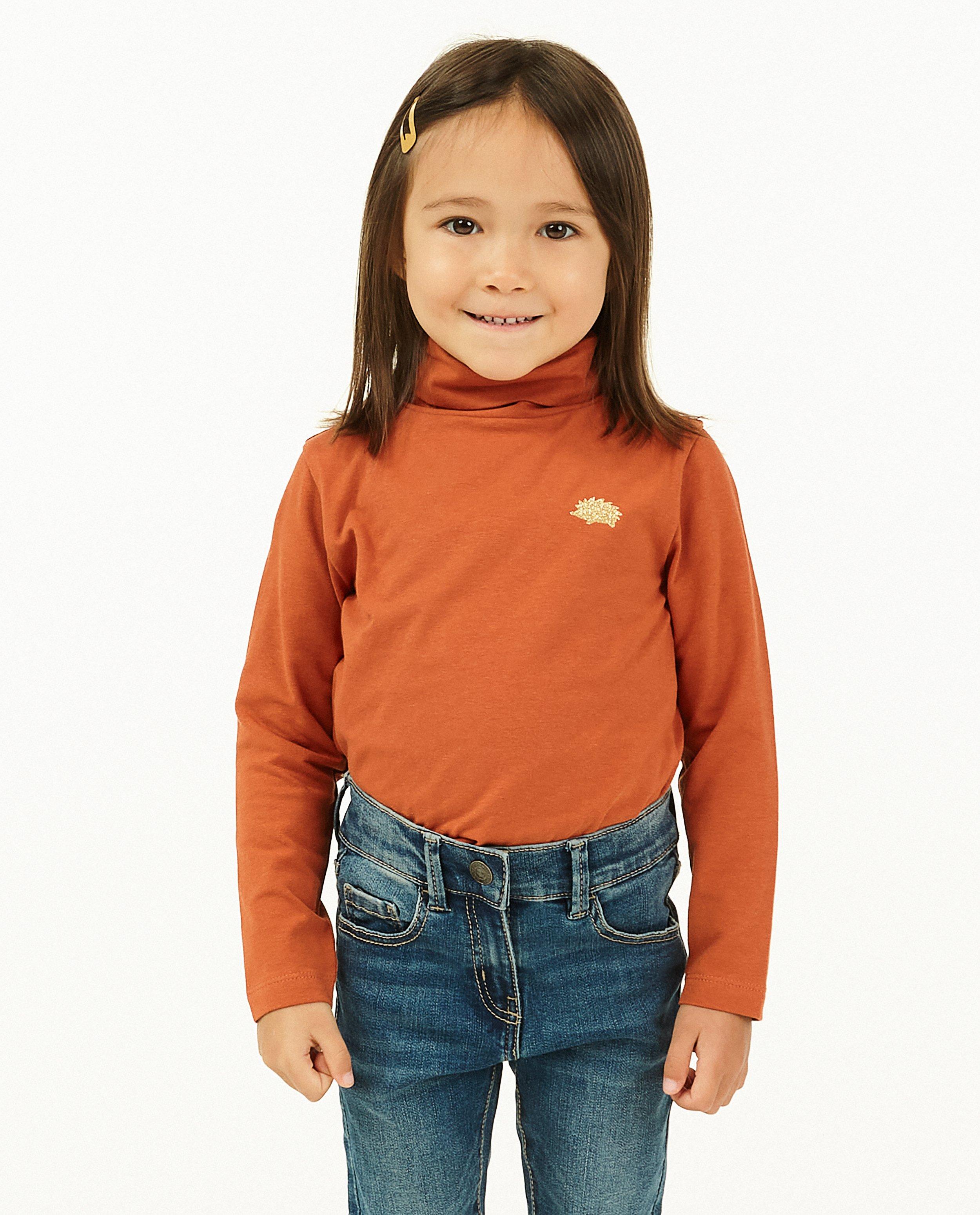 T-shirts - Zwarte souspull met glitter patch