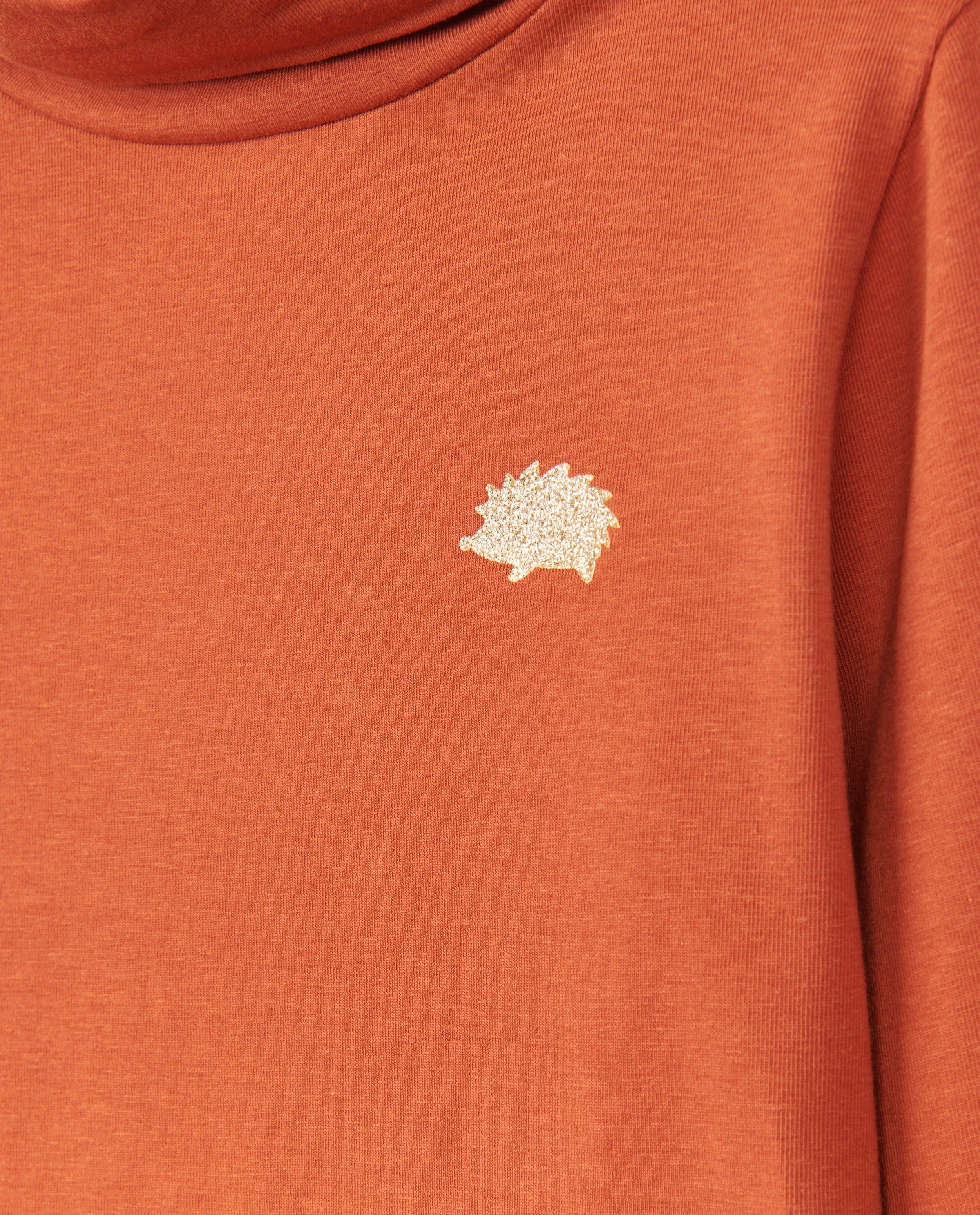 T-shirts - Zwarte souspull met glitter patch