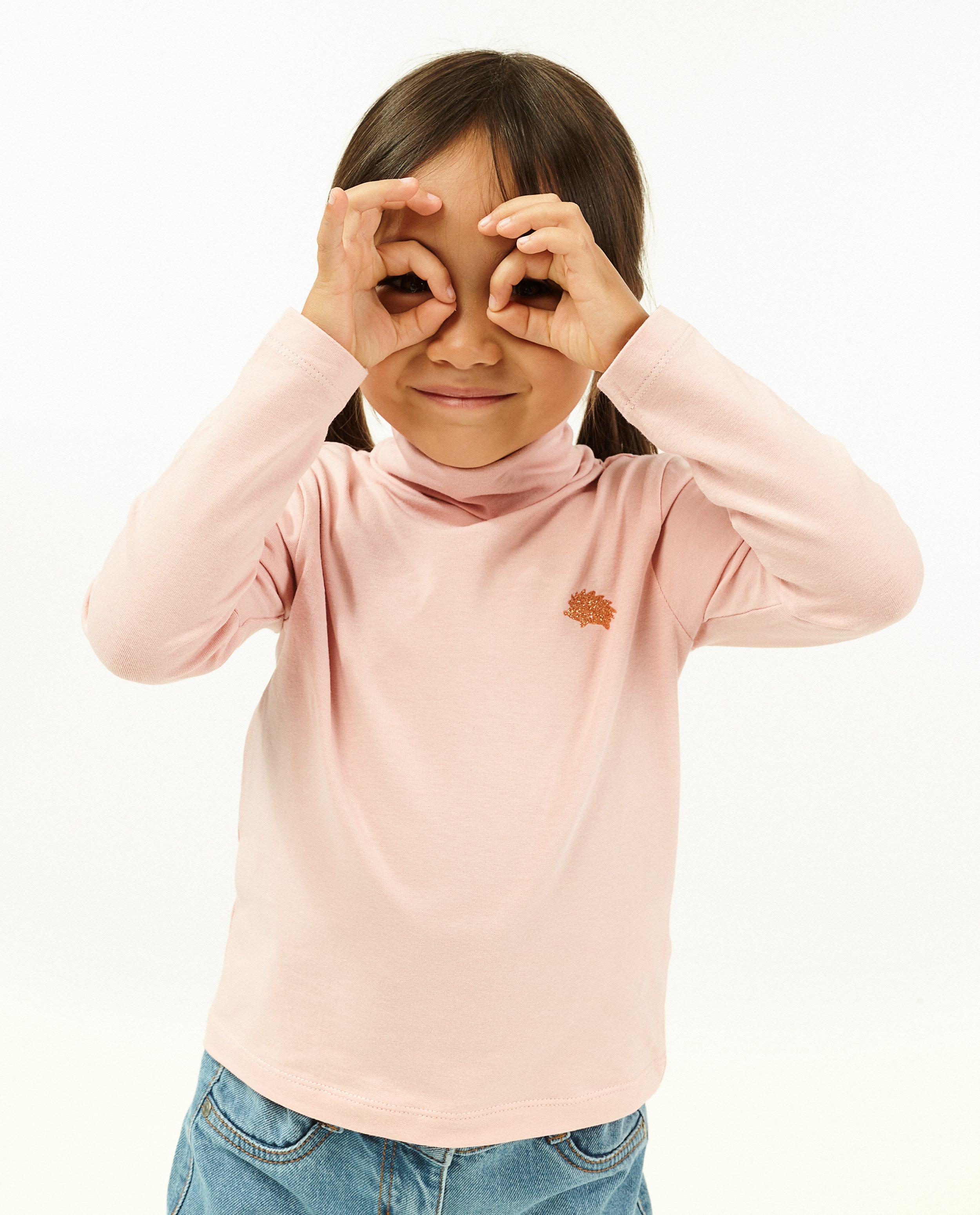 T-shirts - Zwarte souspull met glitter patch