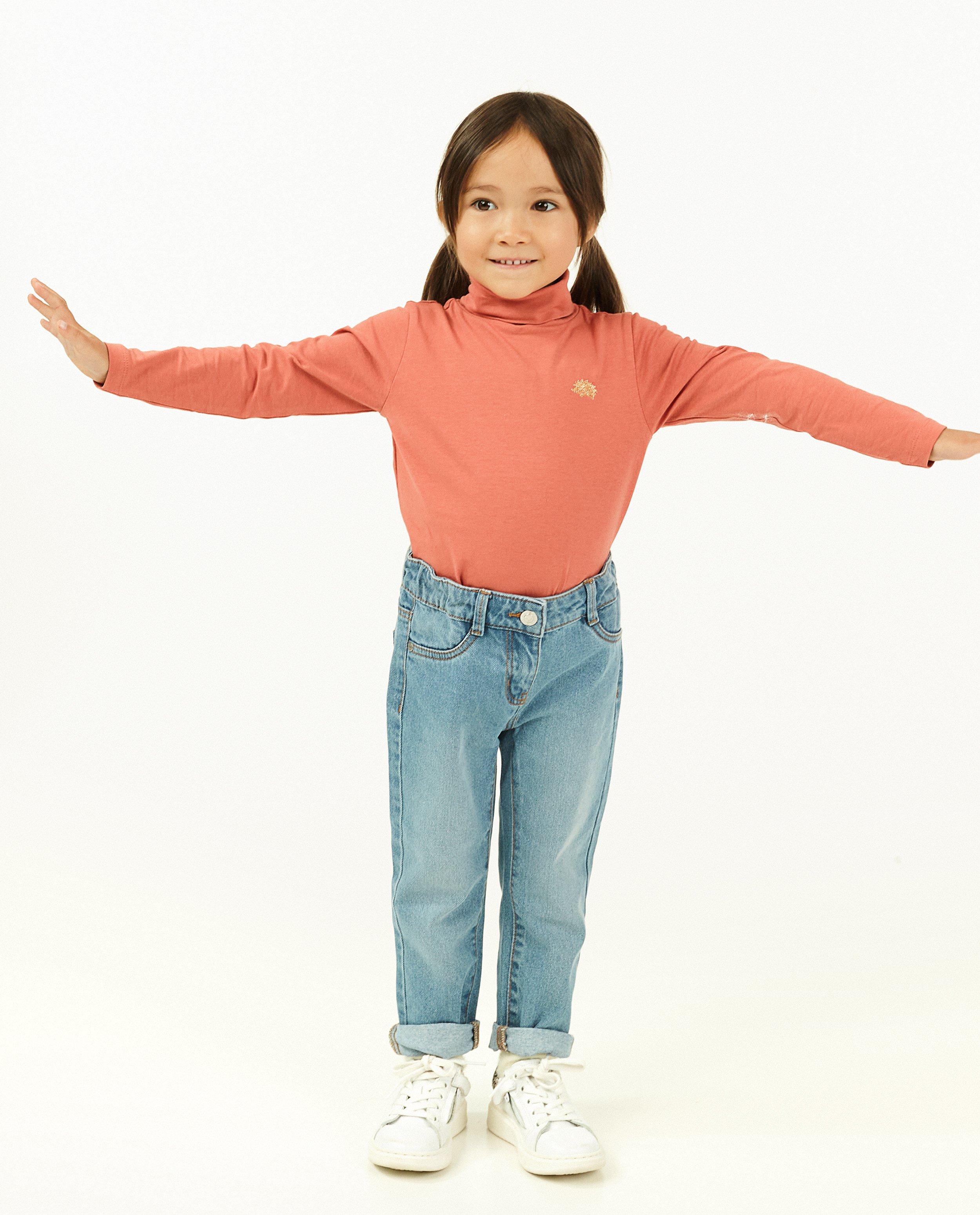 Donkerroze souspull met glitter patch - null - Milla Star