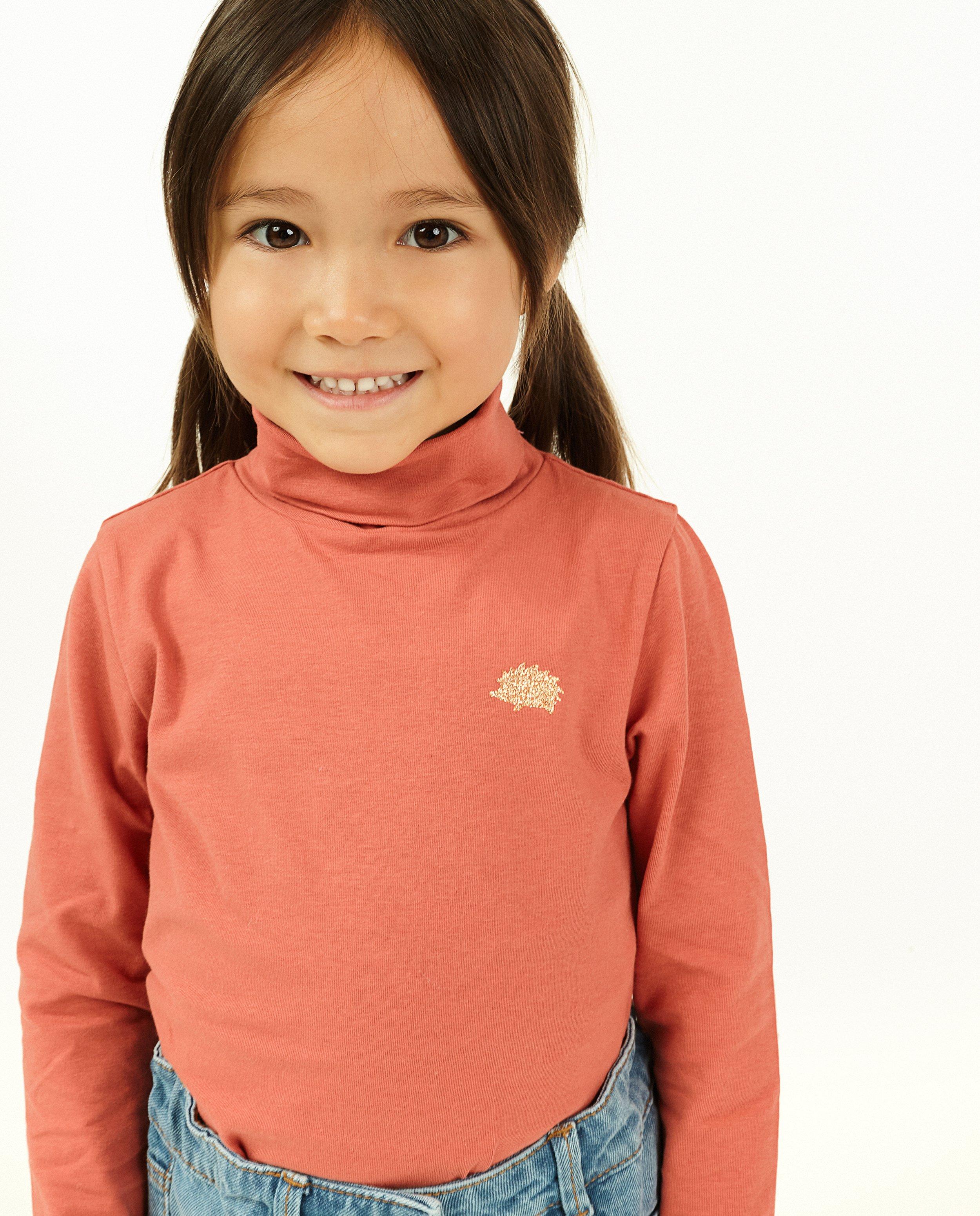 T-shirts - Zwarte souspull met glitter patch