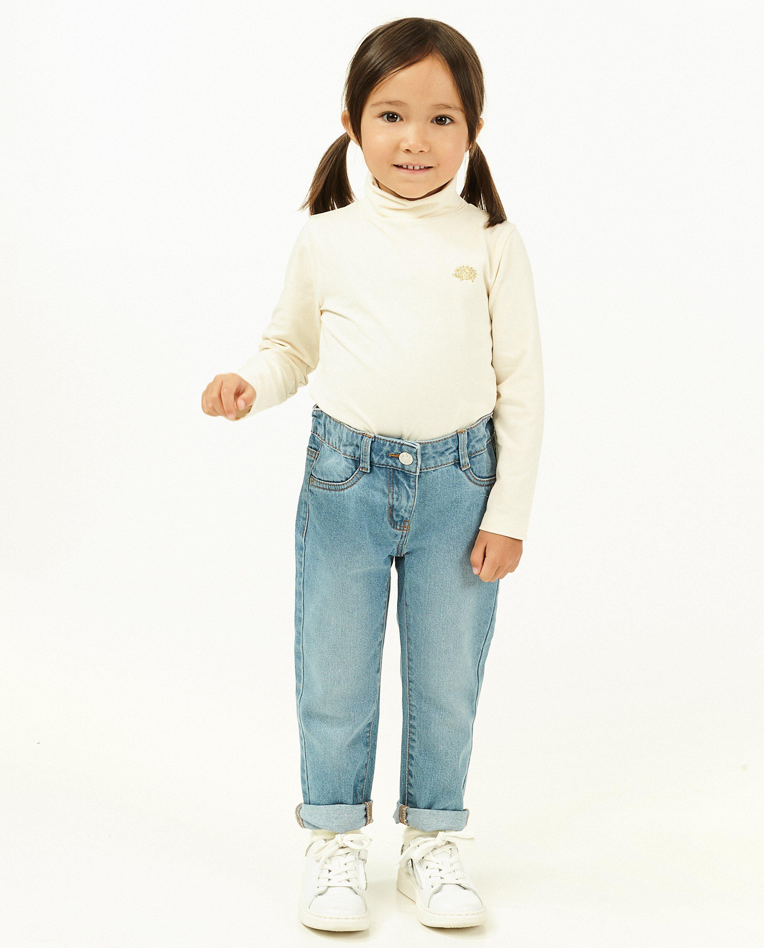 Beige souspull met glitter patch - null - Milla Star