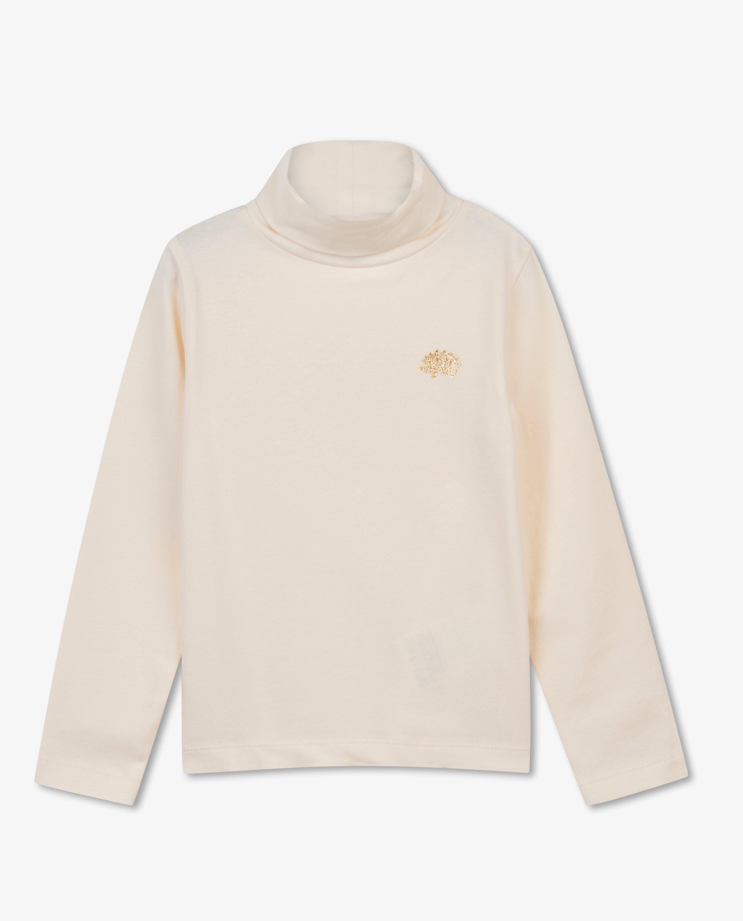 T-shirts - Zwarte souspull met glitter patch