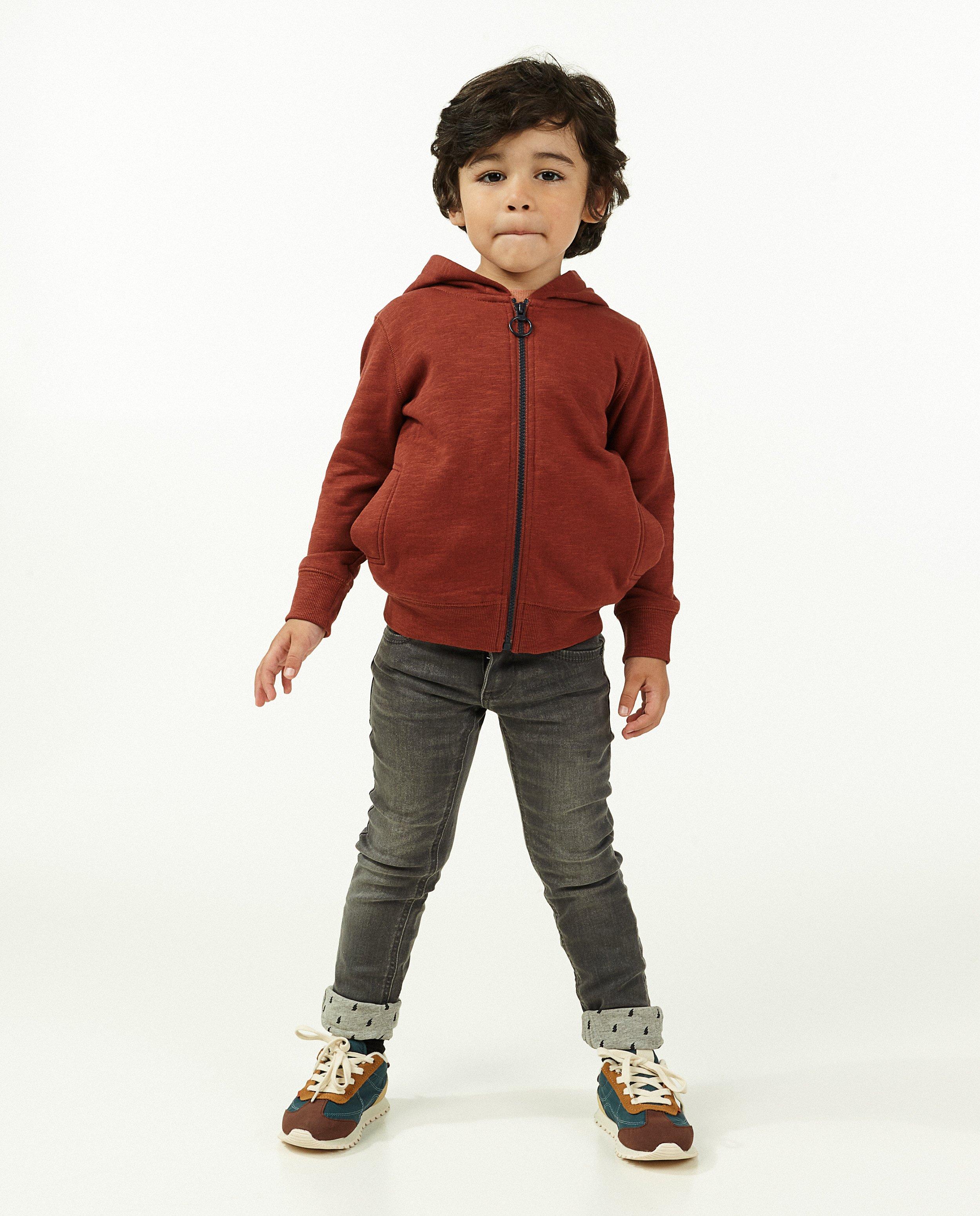 Grijze slim jeans Simon, 2-7 jaar - stretch - Kidz Nation