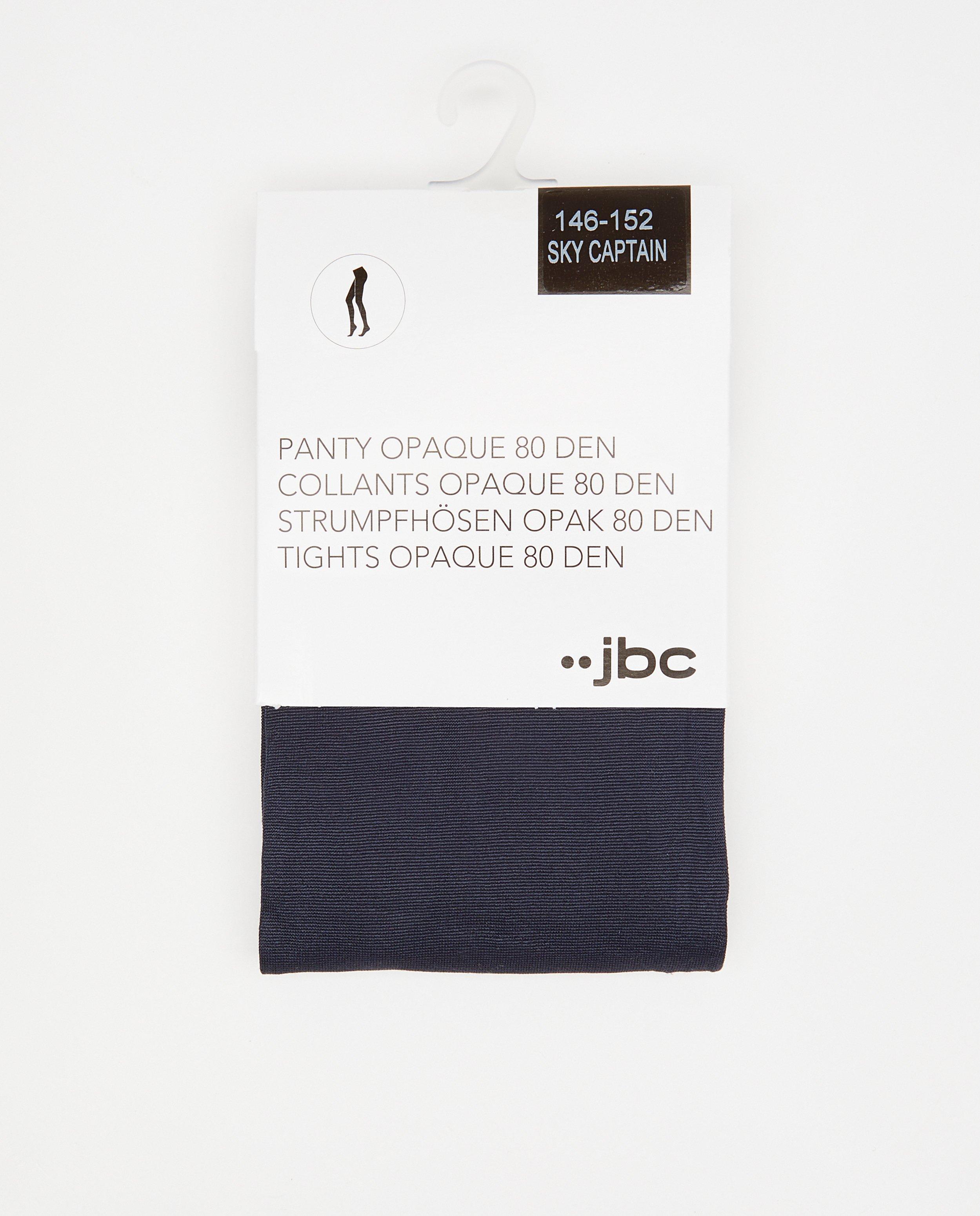 Donkerblauwe panty - 80 den - ondoorzichtig - JBC