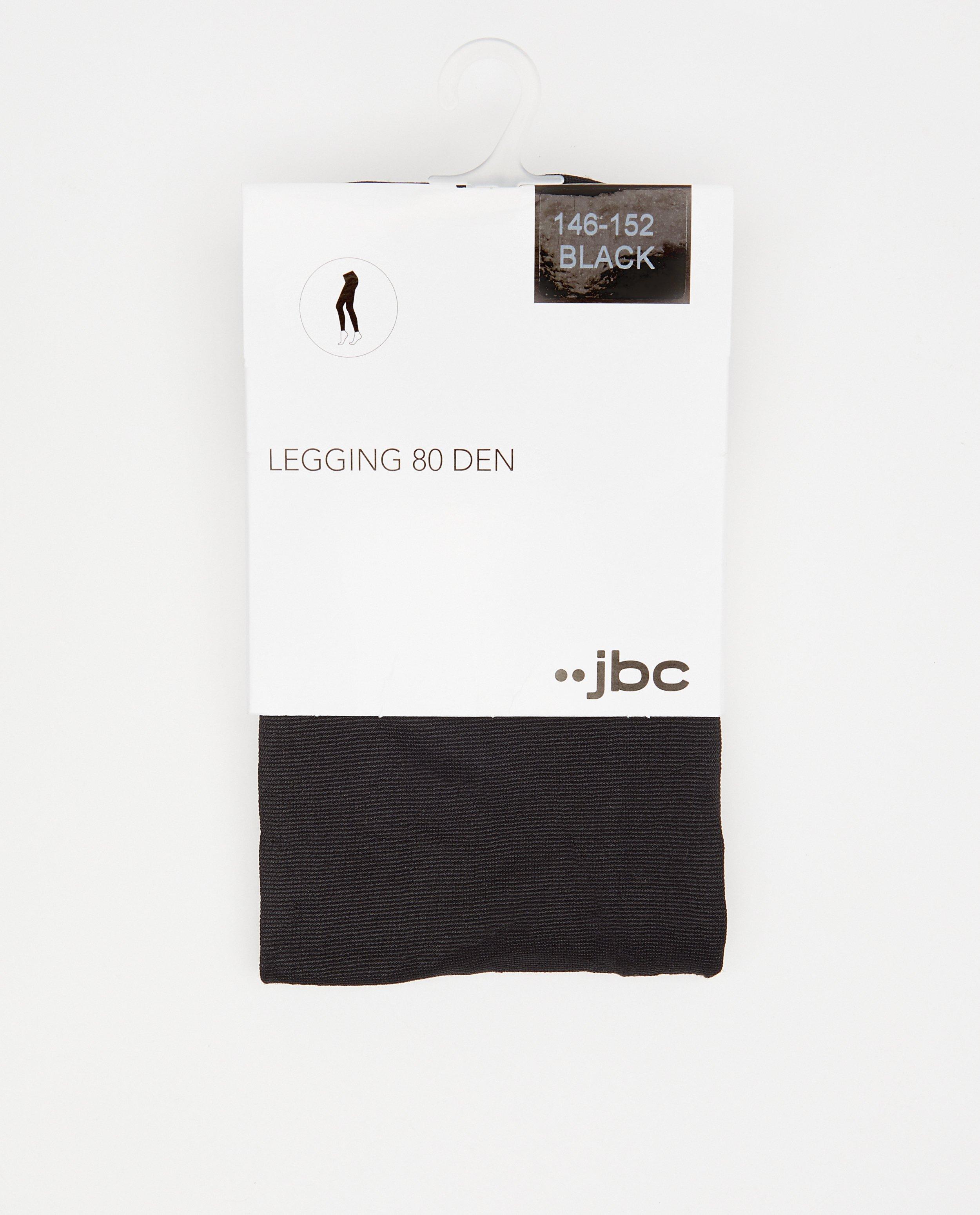 Zwarte legging - 80 den - stretch - JBC