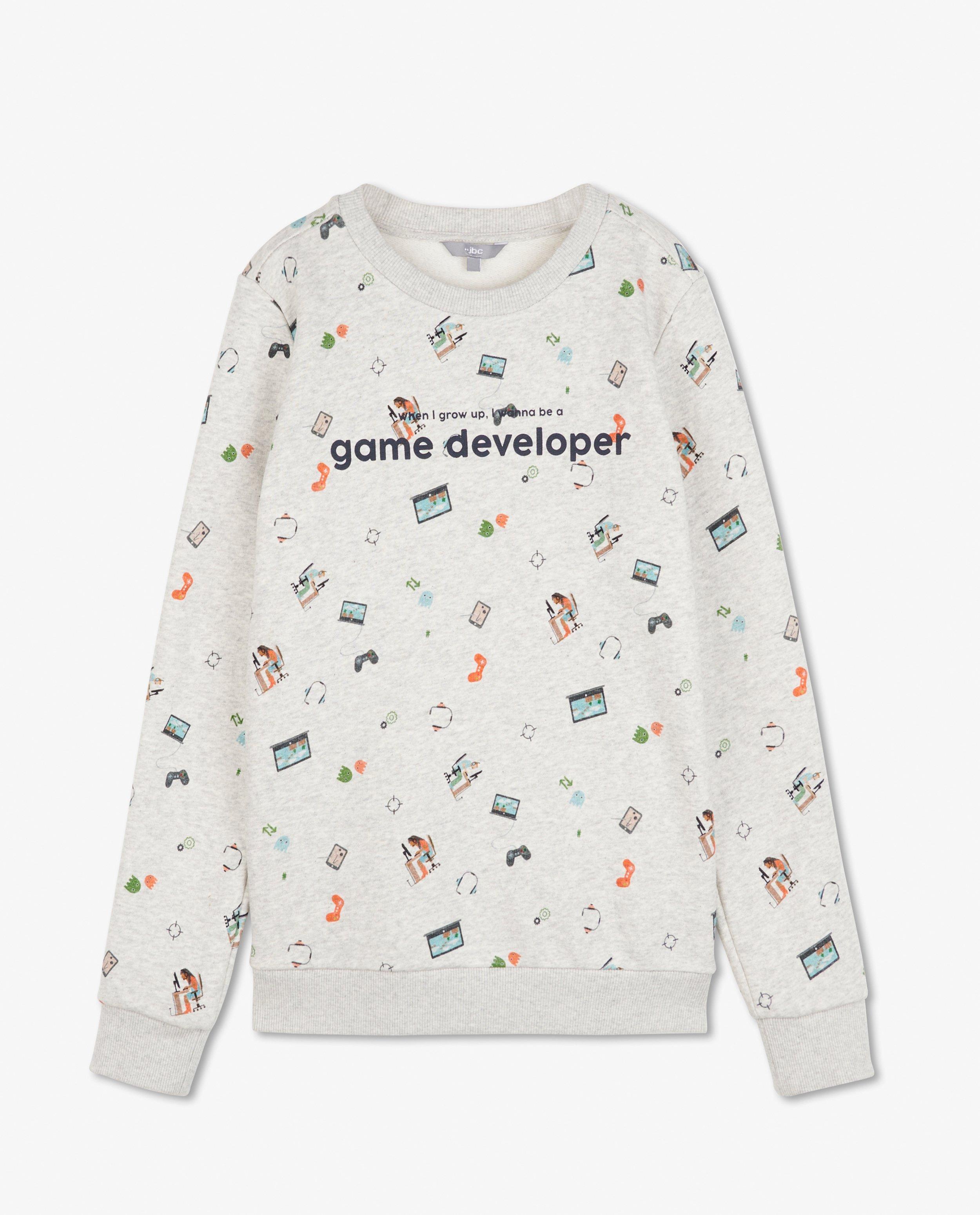 Sweats - Sweat unisex gris, 9-15 ans