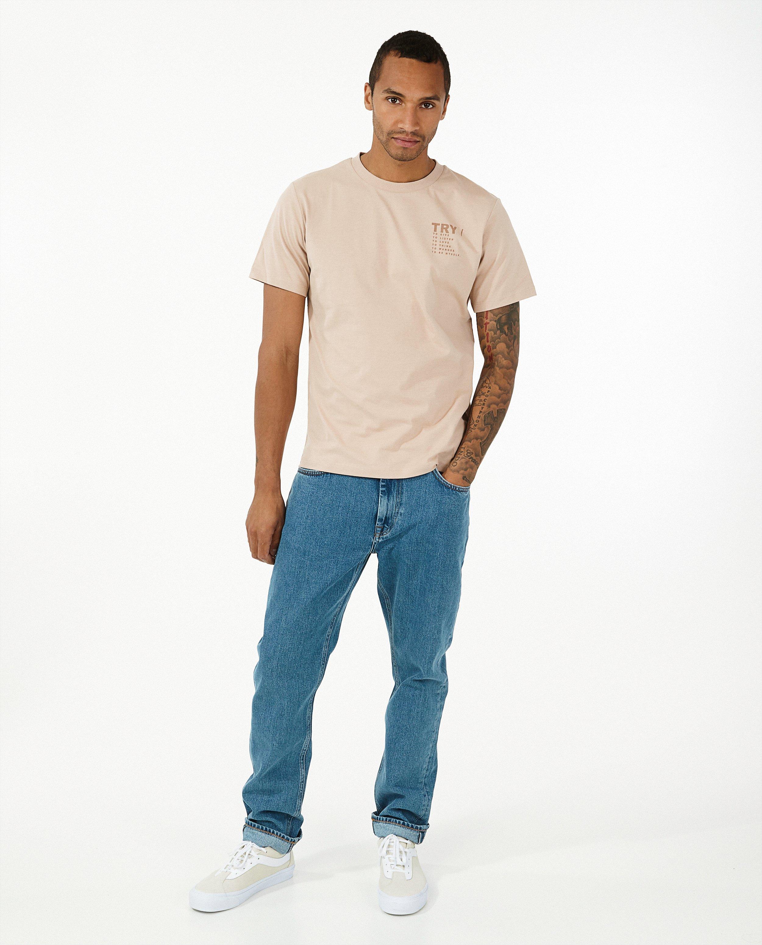 Jeans 100 % recyclé bleu I AM - straight loose fit - I AM