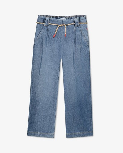 Blauwe paperbag jeans Hampton Bays