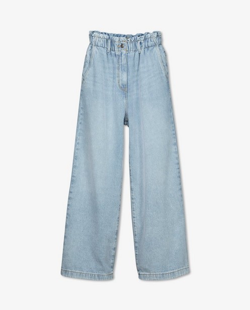 Jeans - Jeans bleu avec paperbag waist