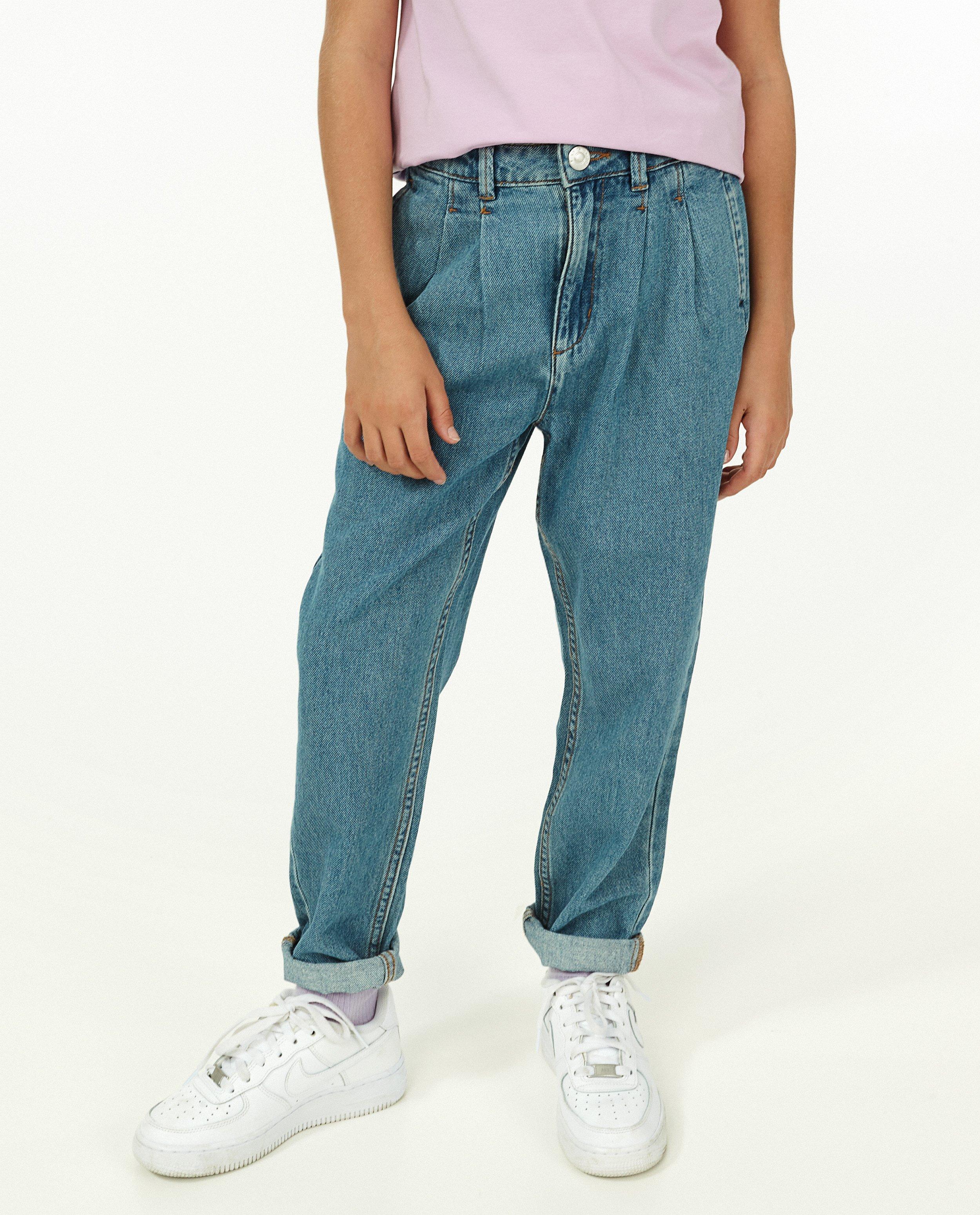 Jeans - Jeans mom bleu Sam