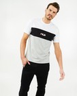 T-shirts - Wit T-shirt met color block Fila