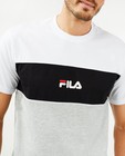 T-shirts - Wit T-shirt met color block Fila