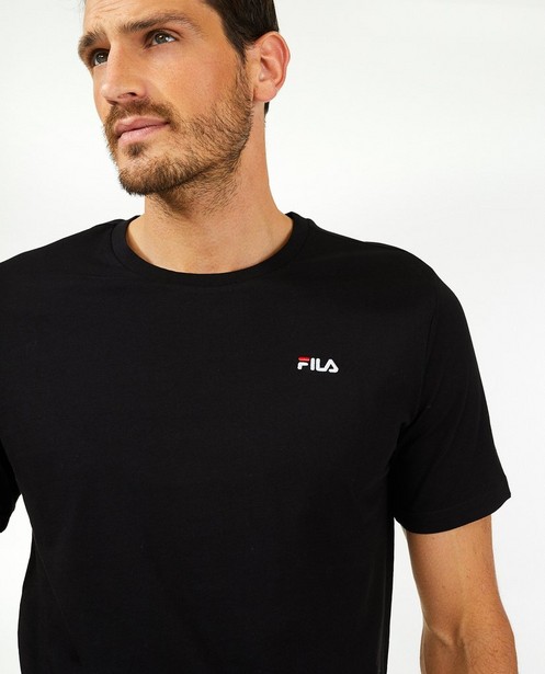 T-shirts - Zwart T-shirt met logo Fila