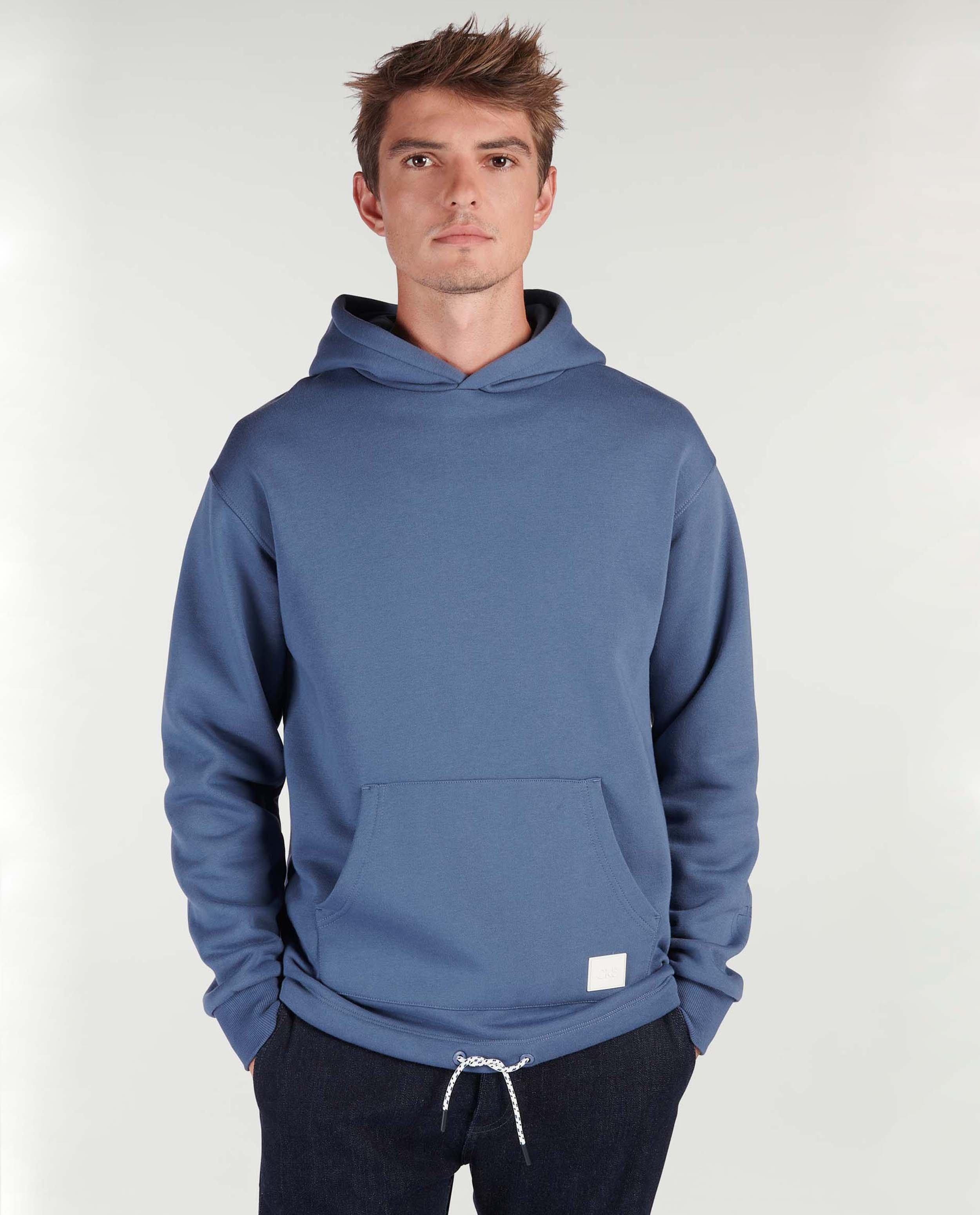 Blauwe hoodie CKS x Marcelo Ballardin - stretch - CKS