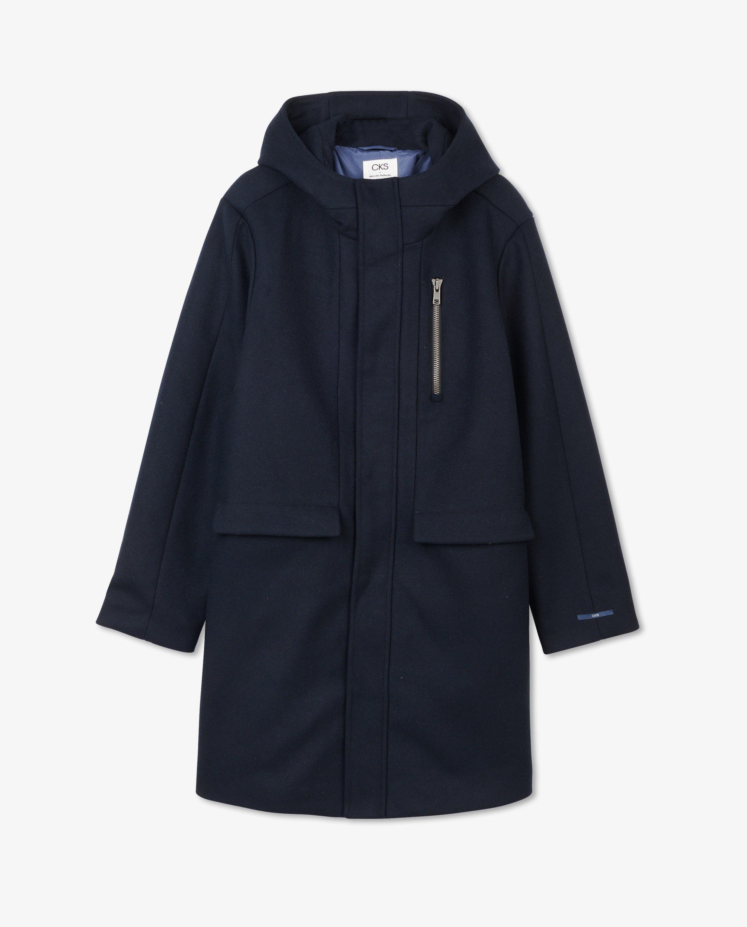Manteaux d'hiver - Veste bleu foncé CKS x Marcelo Ballardin
