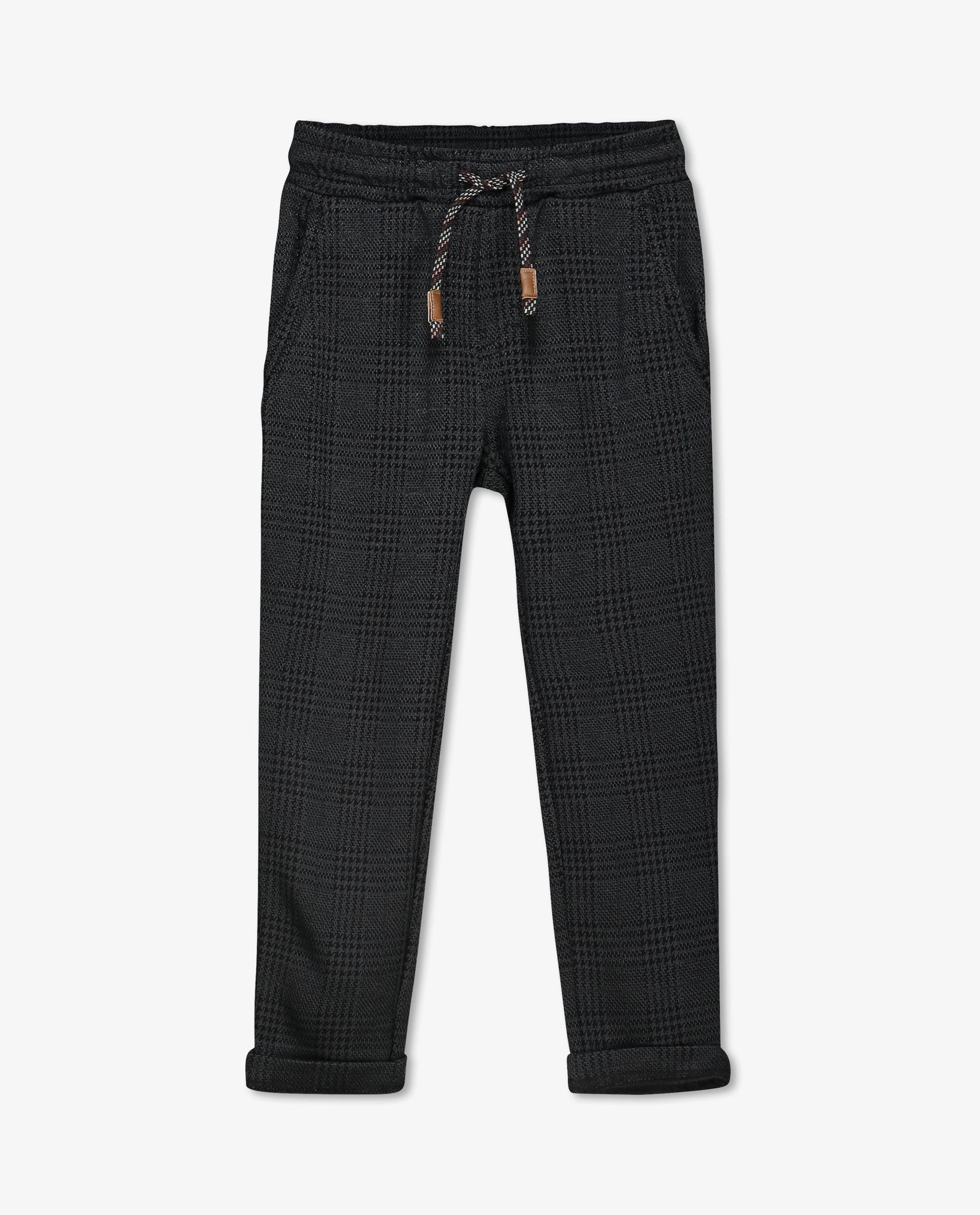 Pantalons - Jogger noir à carreaux Vic le Viking