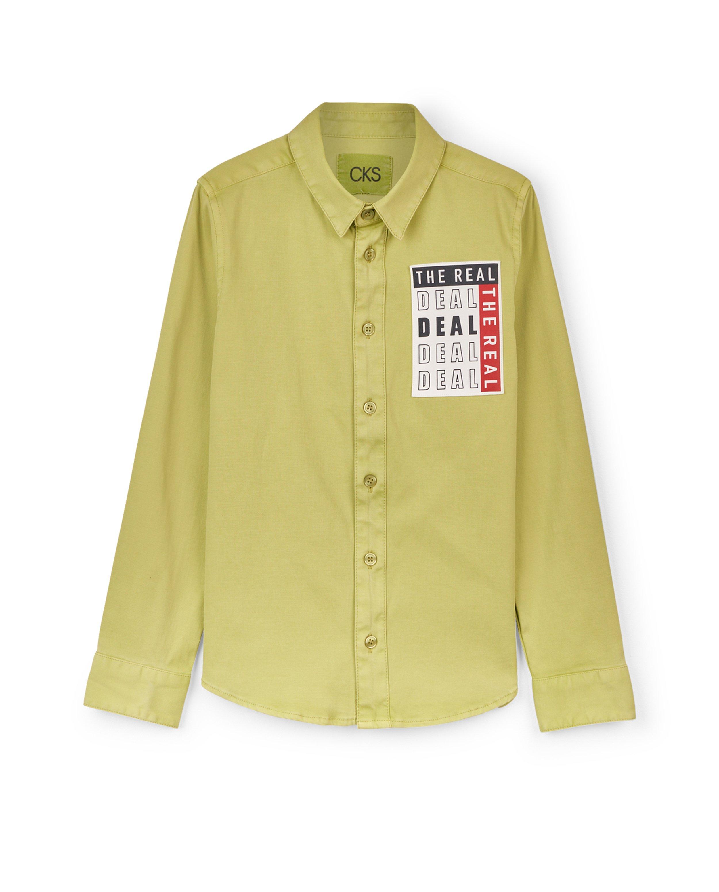 Chemises - Chemise vert pâle à imprimé CKS