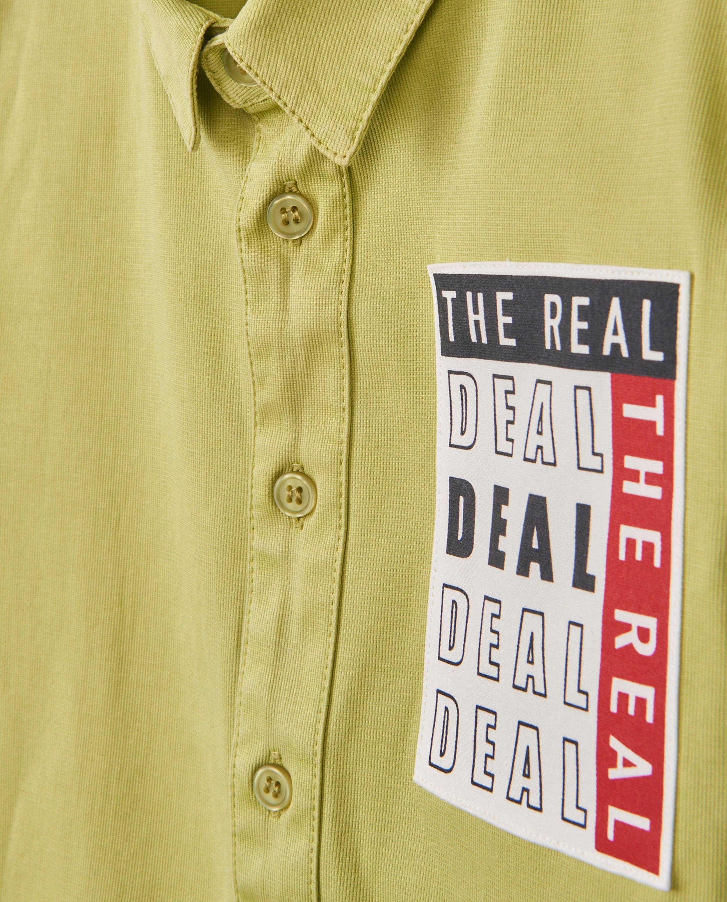 Chemises - Chemise vert pâle à imprimé CKS