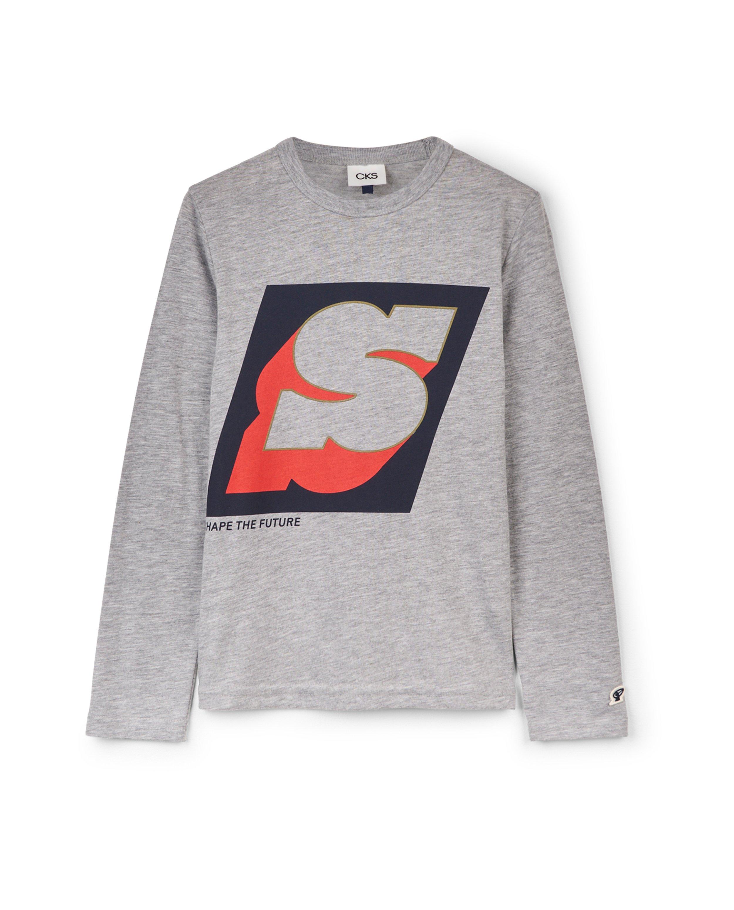 Grijze longsleeve met print CKS - null - CKS
